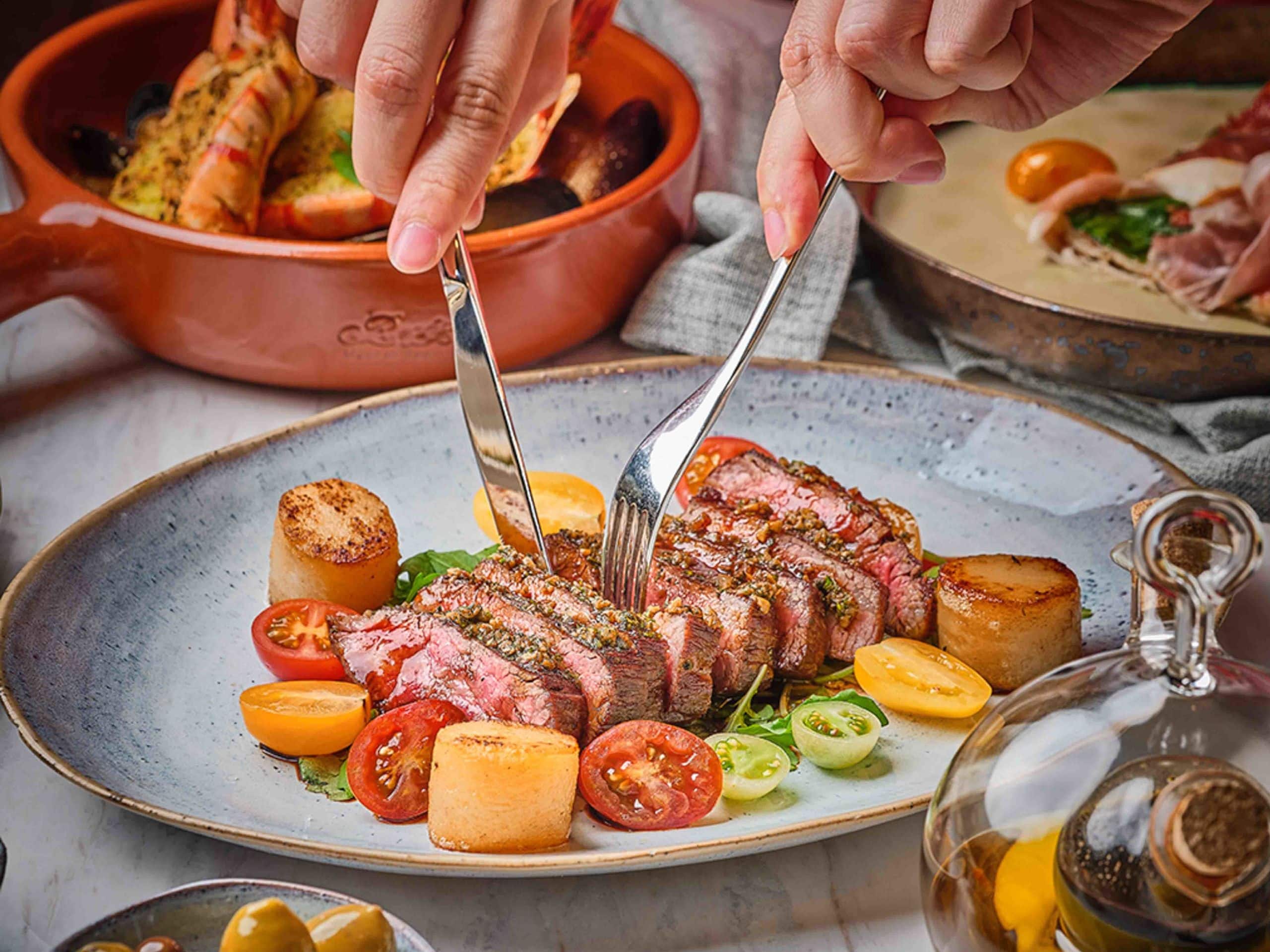 Andaz Pattaya Jomtien Beach Veal Ossobuco Cutting