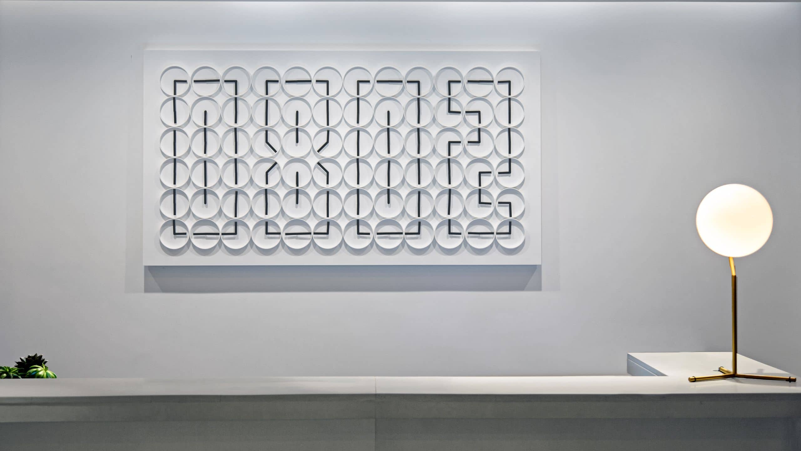 The Time New York Front Desk Clock