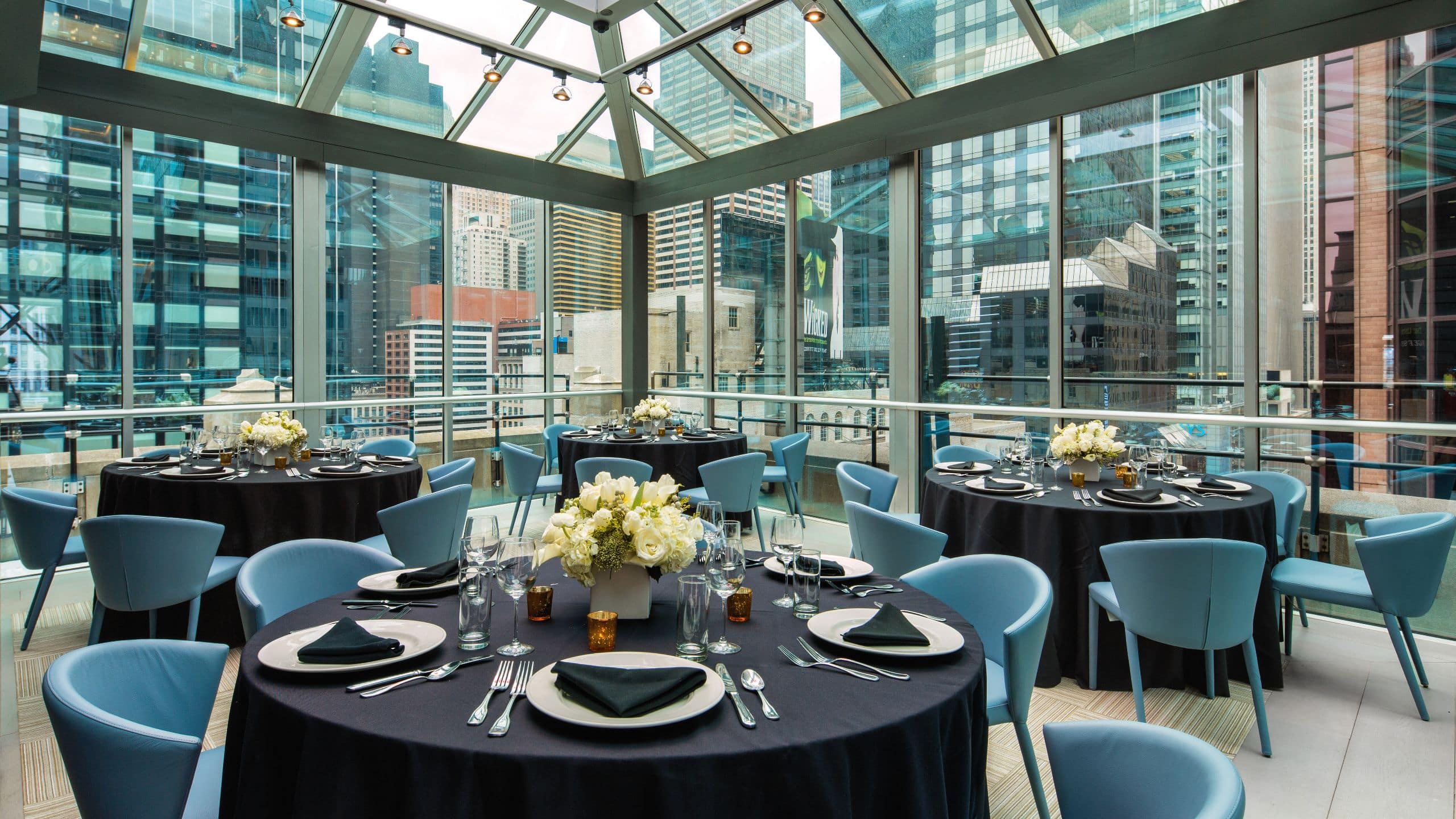 2 of 3 The Time New York Glass Pavillion Dinner