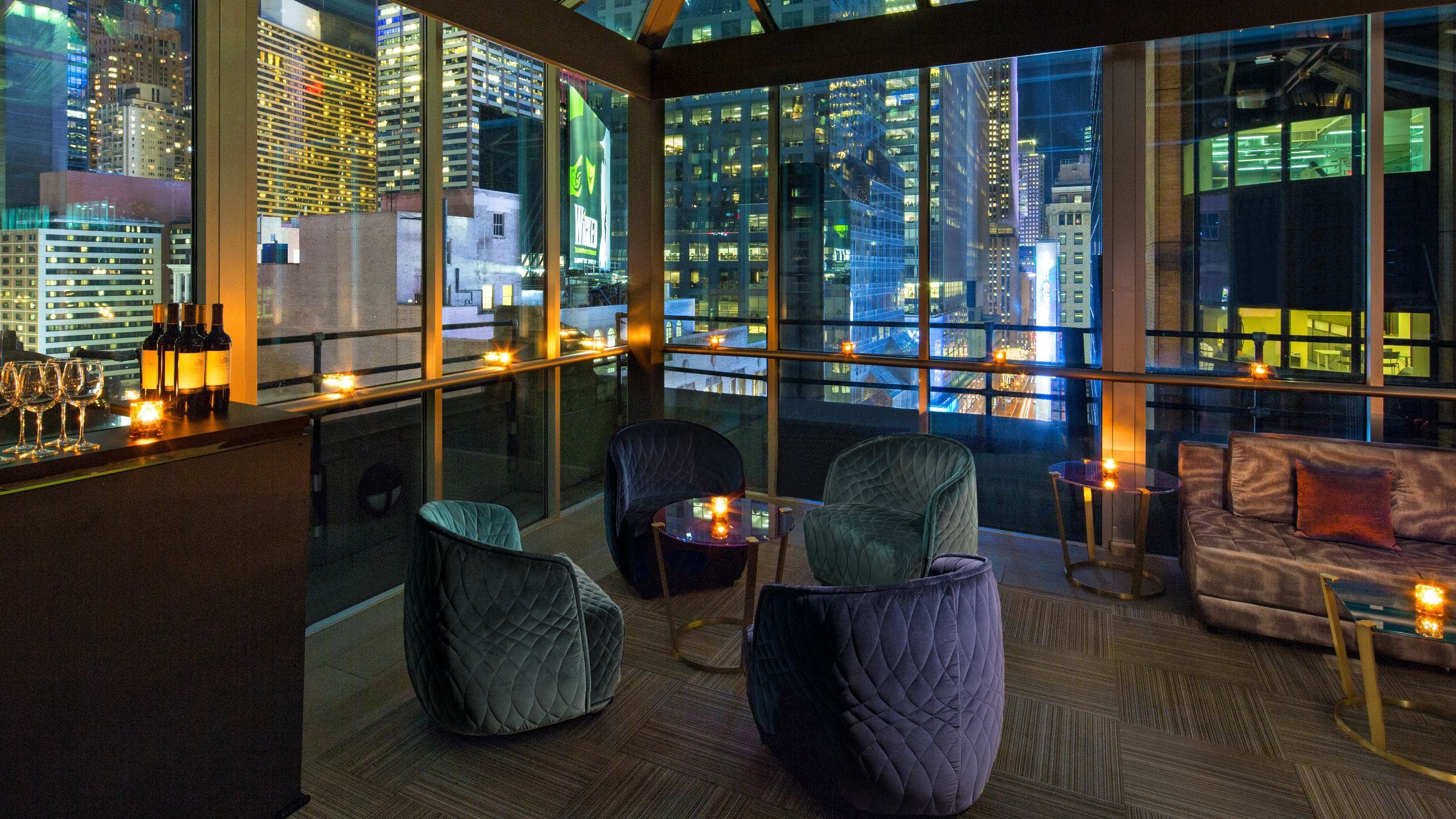 3 of 3 The Time New York Glass Pavillion Lounge