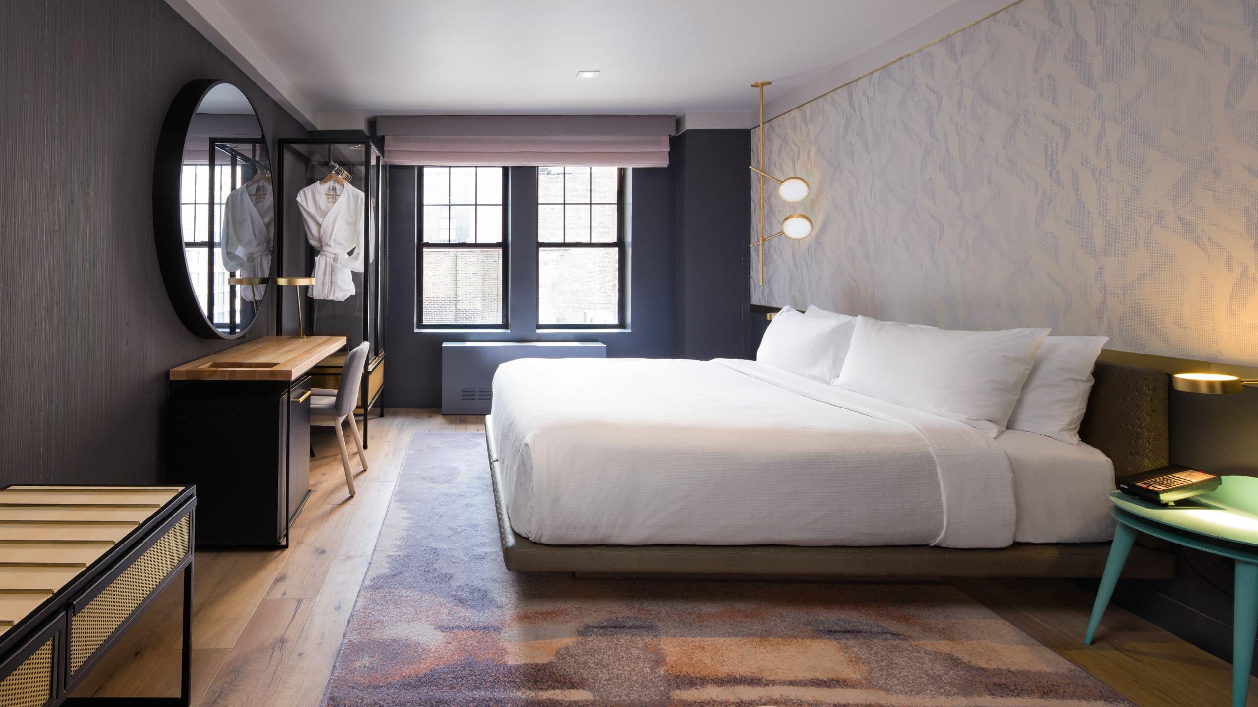 The Time New York King Room Layout