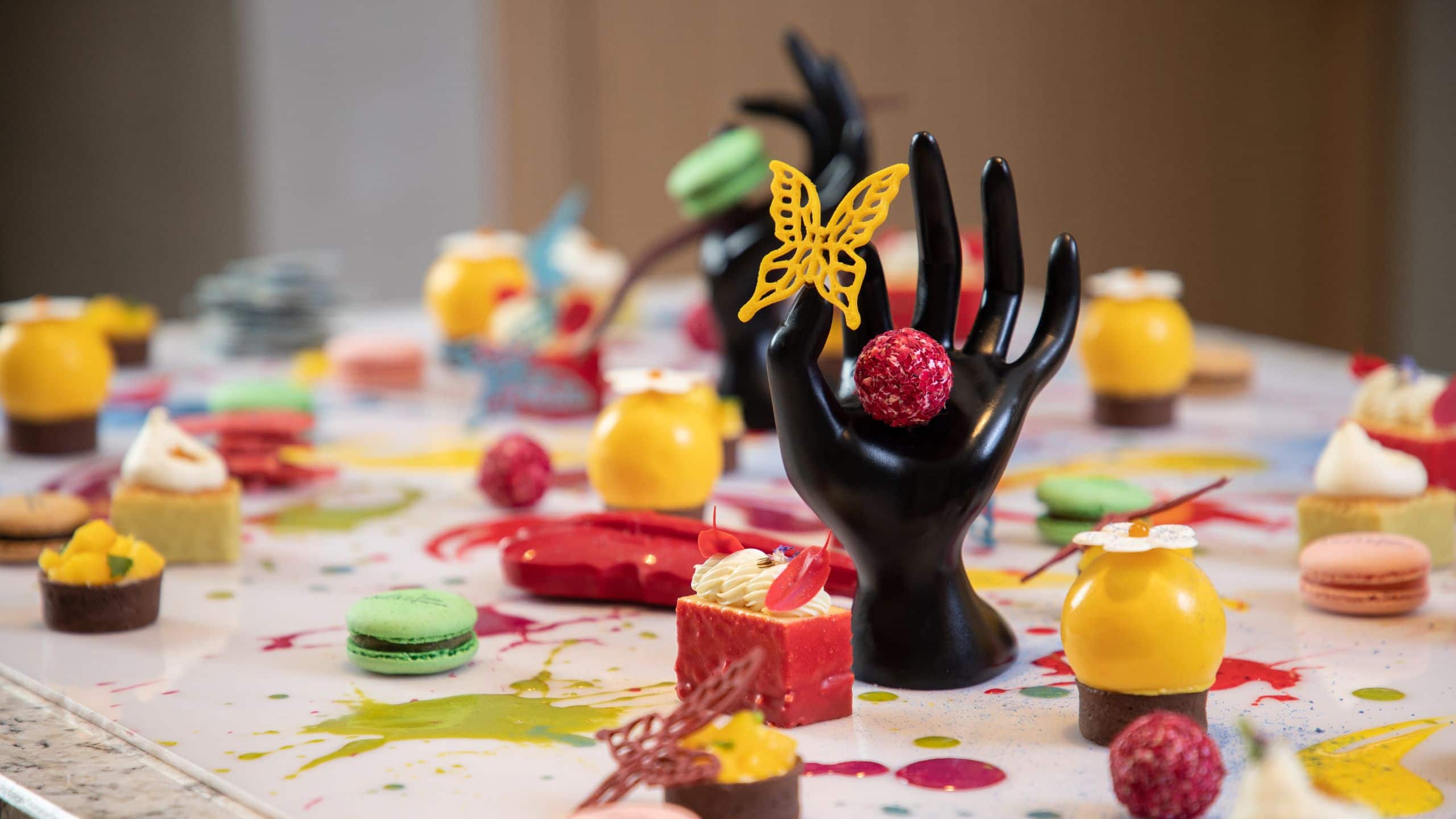Andaz Dubai The Palm Event Dessert Tabletop Layout