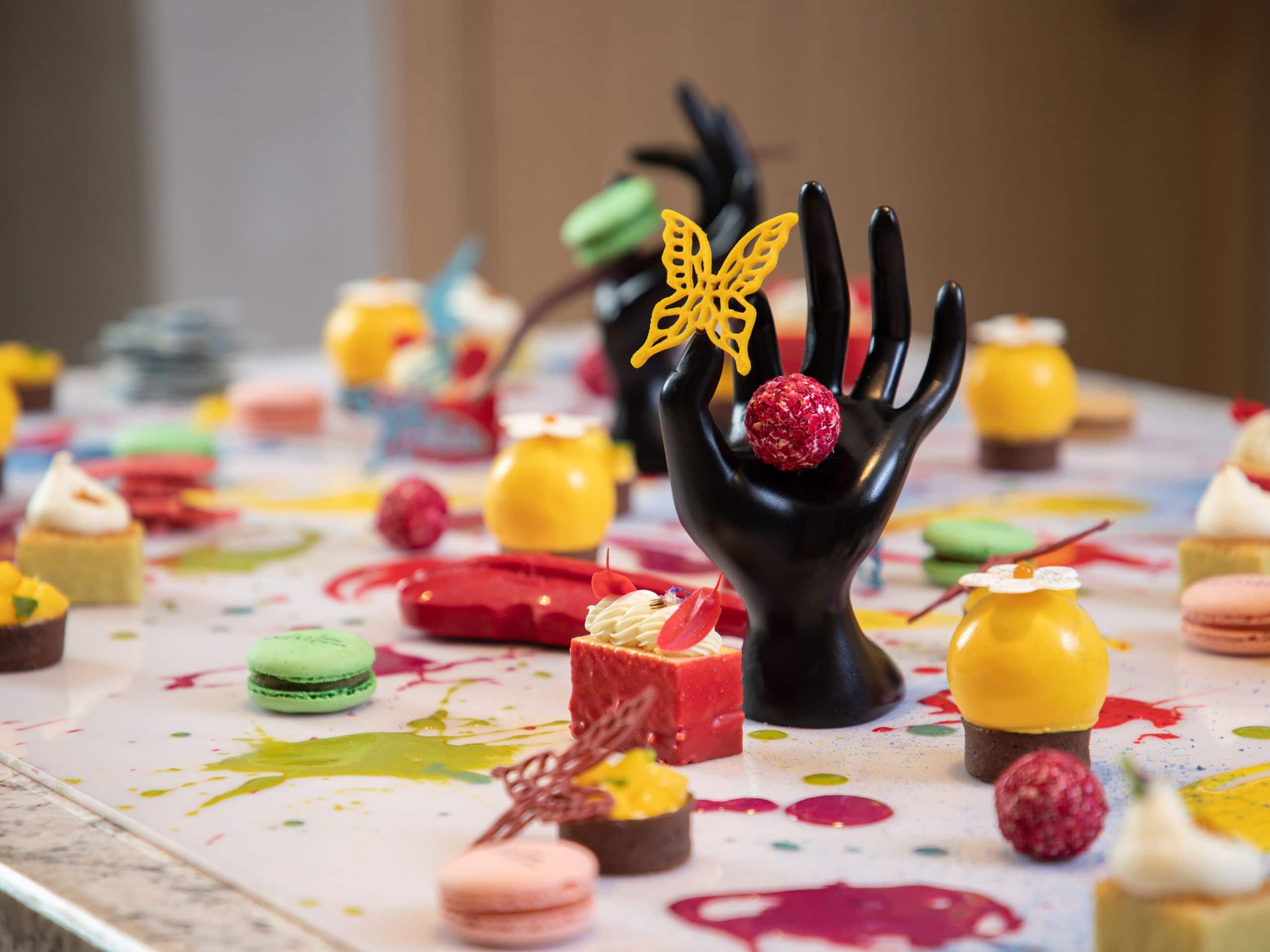 Andaz Dubai The Palm Event Dessert Tabletop Layout