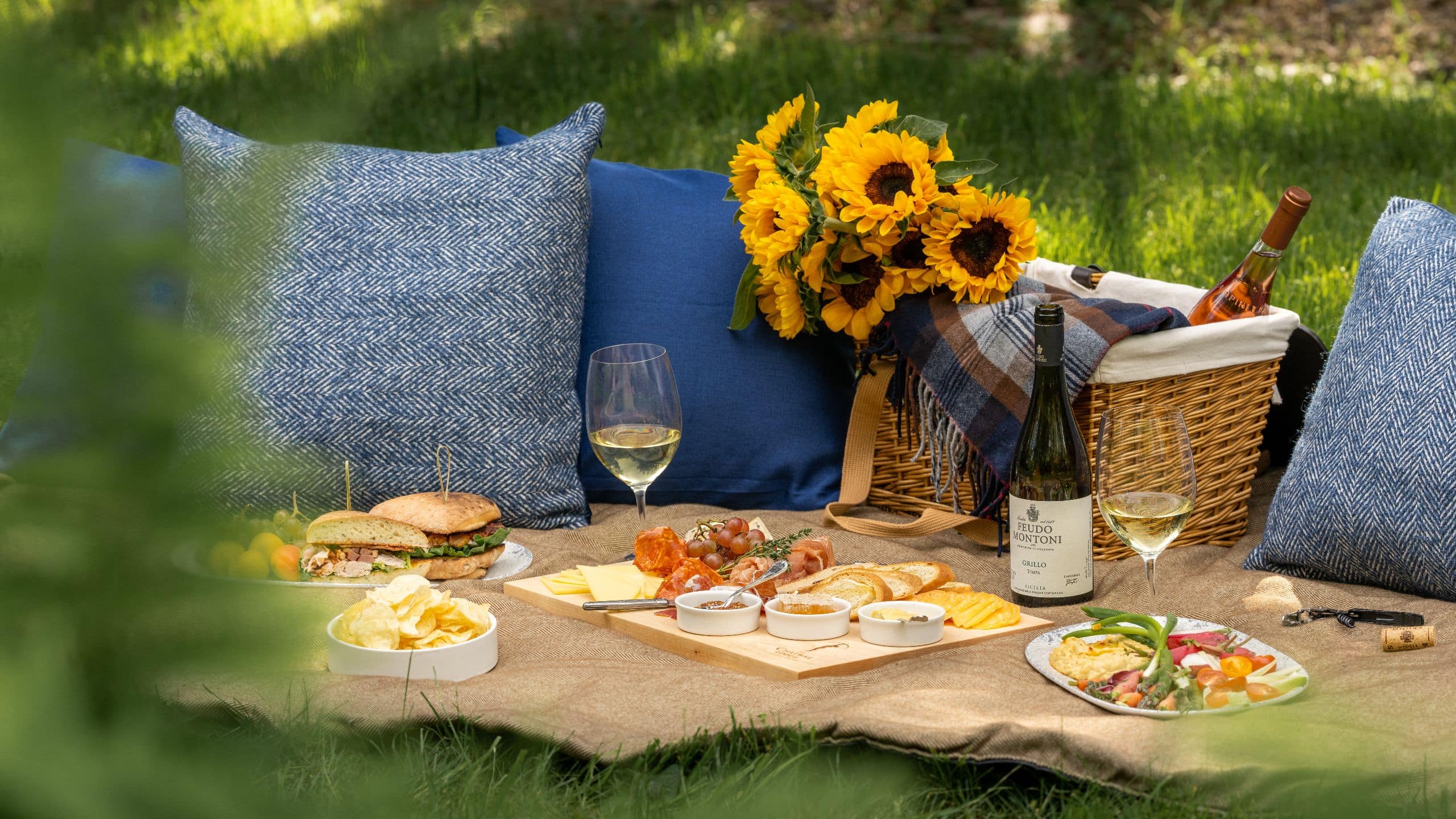 1 of 2 The Chatwal Lodge Picnic Spread