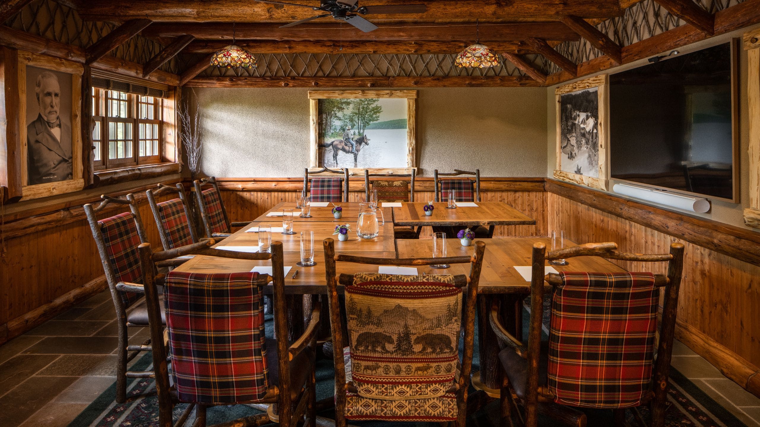 1 of 4 The Chatwal Lodge Meeting Set Up