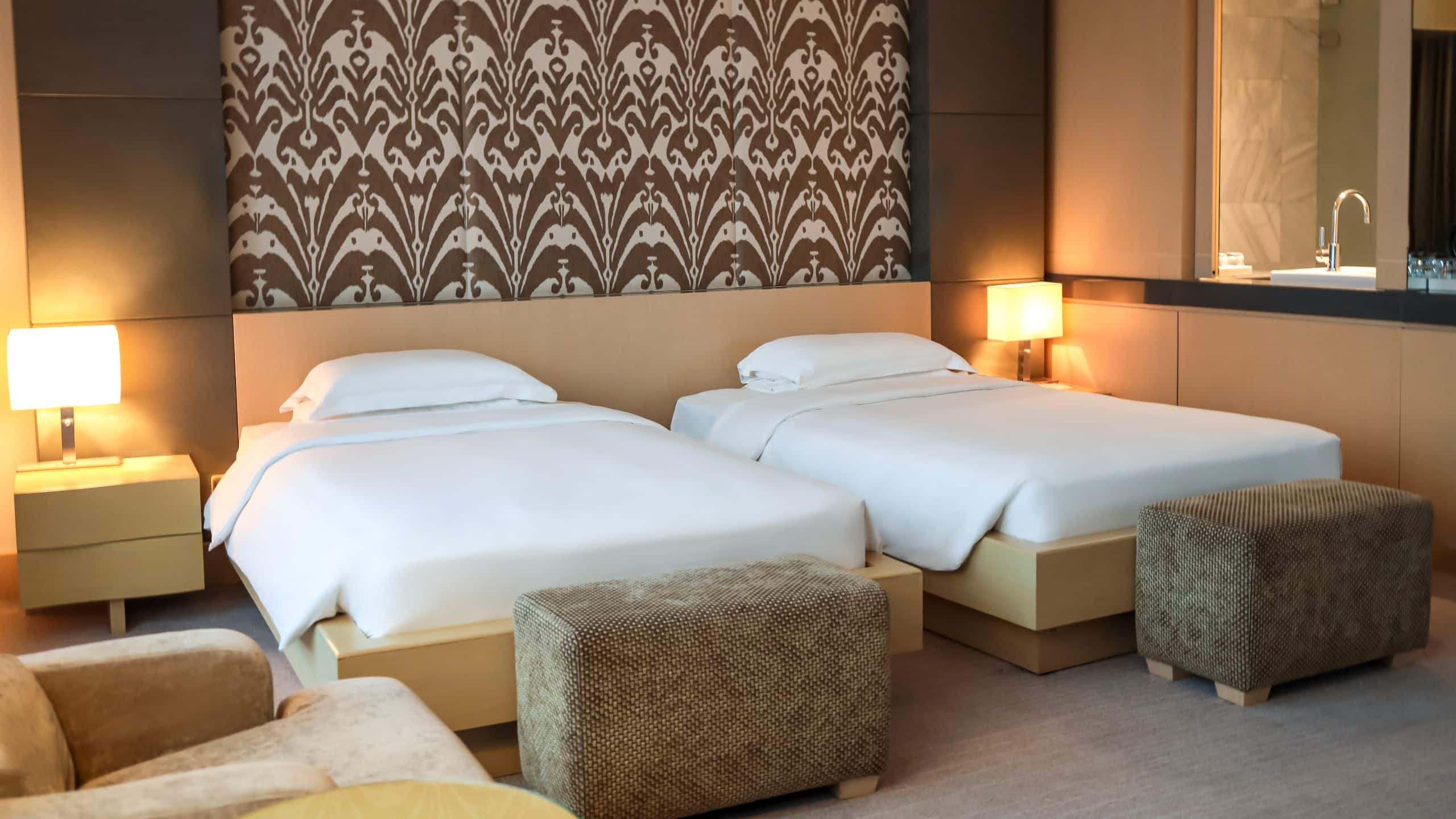 Hyatt Regency Dushanbe Standard Twin Room Beds