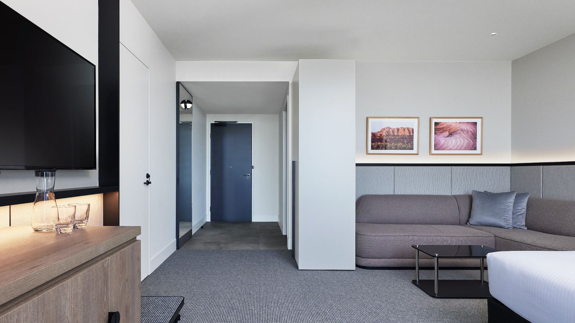Hyatt Place Melbourne Caribbean Park Accessible Hallway