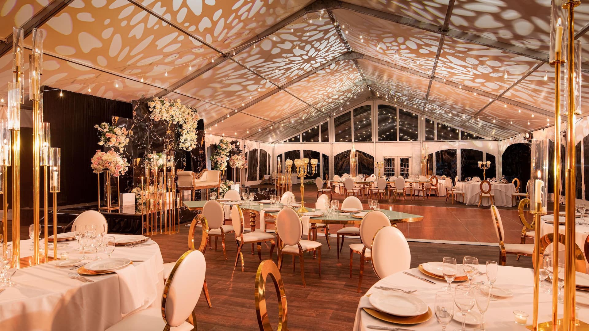 Hyatt Regency Princeton Tent Wedding View
