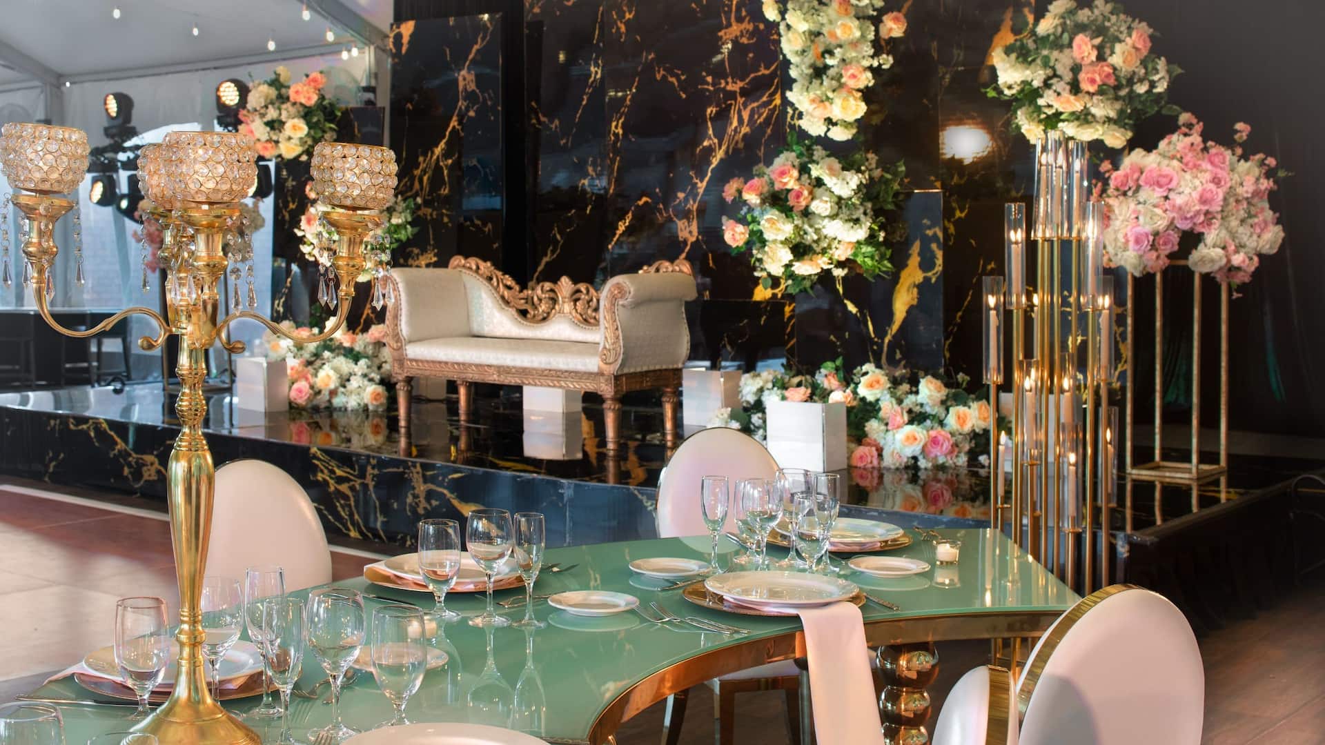 Hyatt Regency Princeton Tent Wedding Vignette