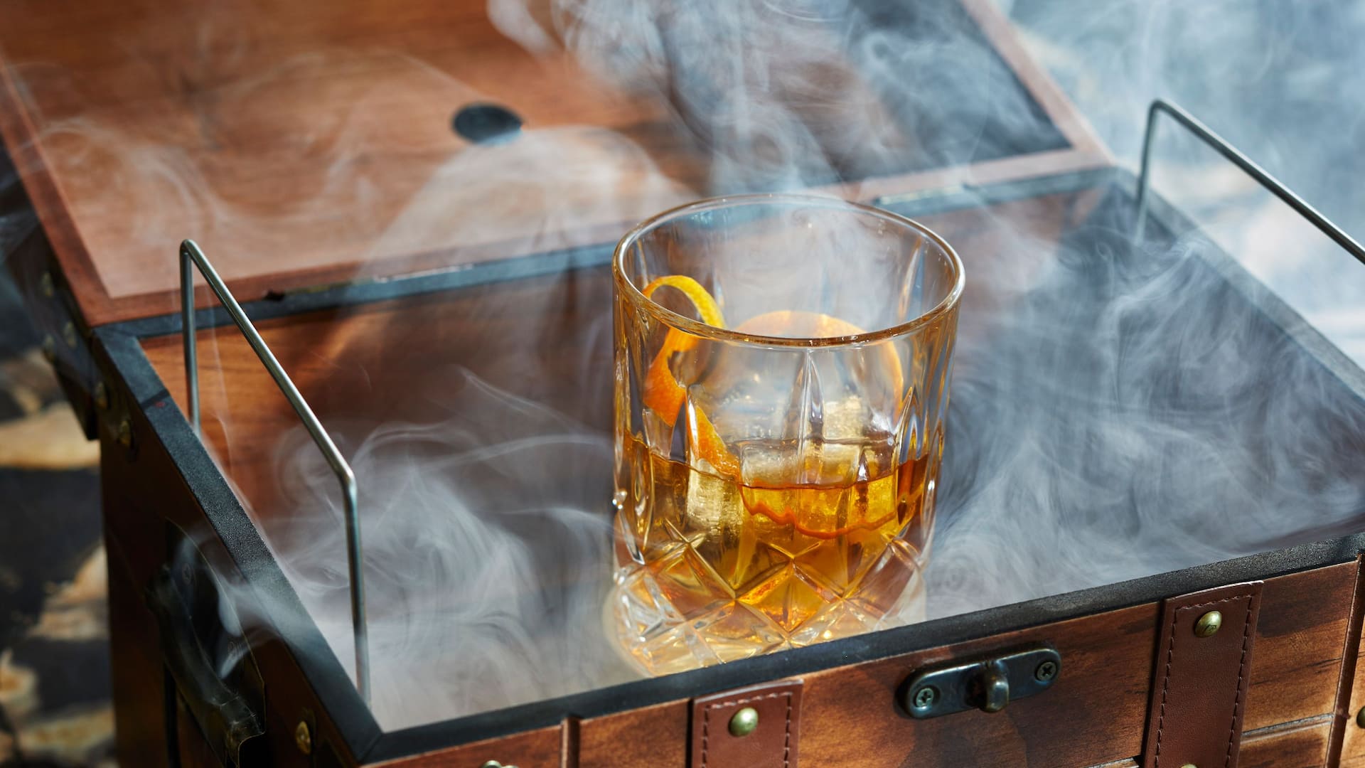 Hyatt Regency Atlanta Polaris Drinks Smoked Honey Cocktail