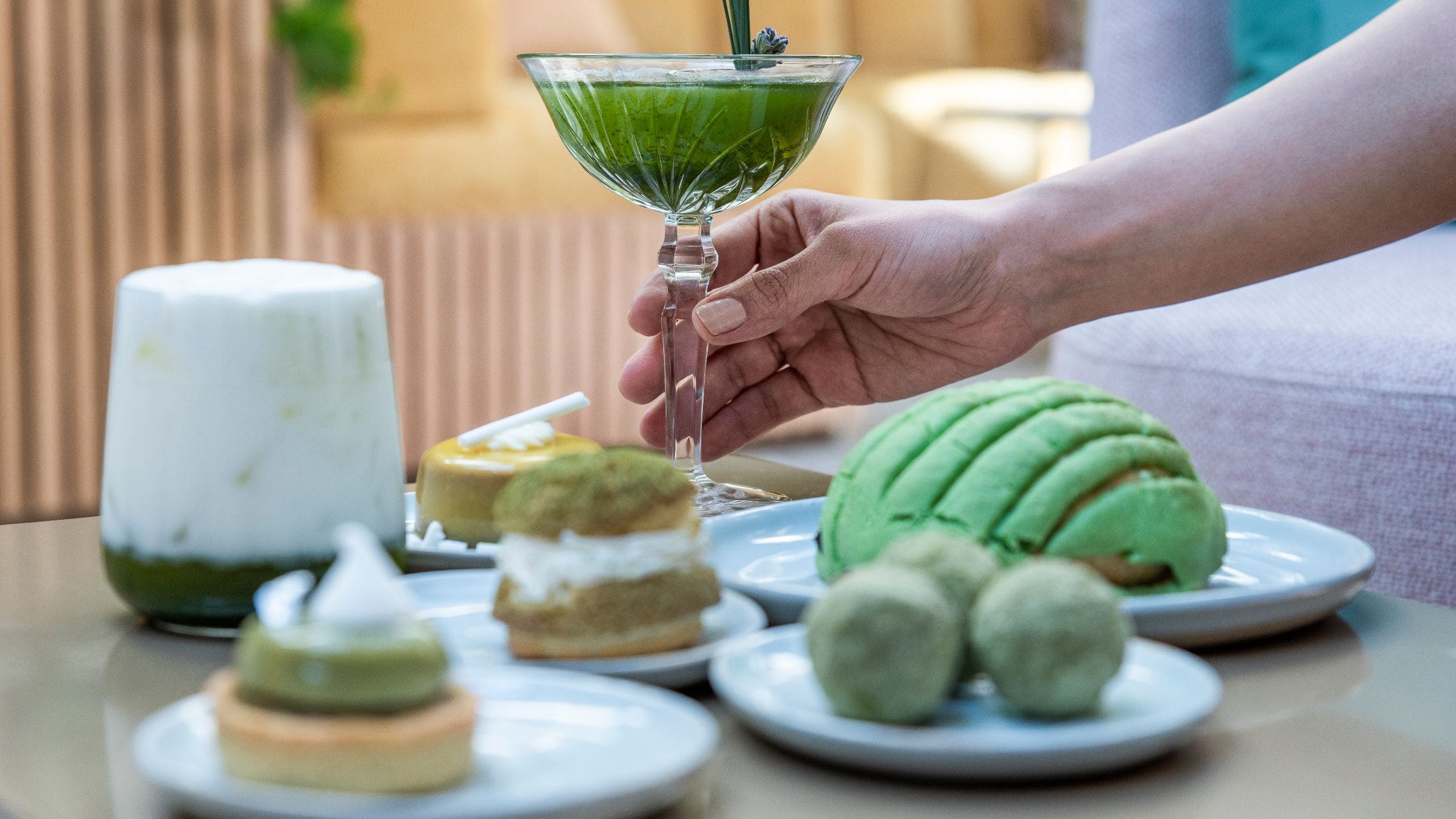 Andaz Mexico City Condesa  Derba Sweets Matcha Close-up