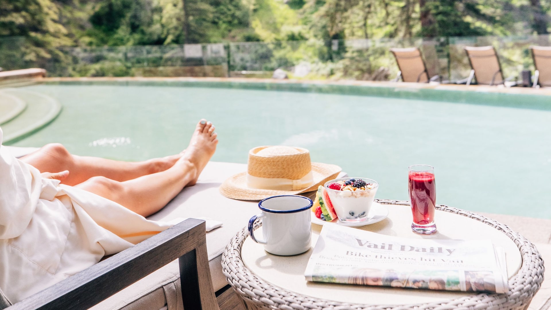 Grand Hyatt Vail Pool Lounge Lifestyle