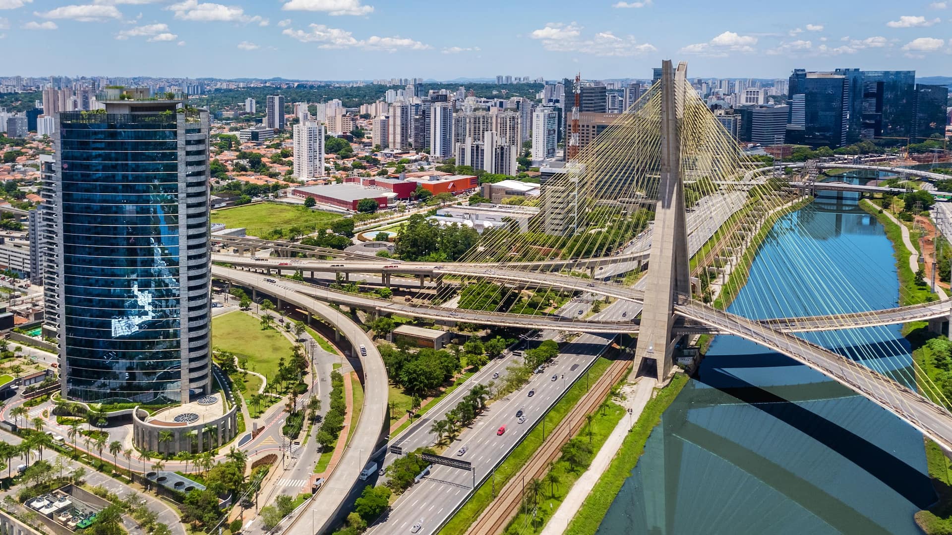 Grand Hyatt São Paulo Ponte Estaiada Aerial View