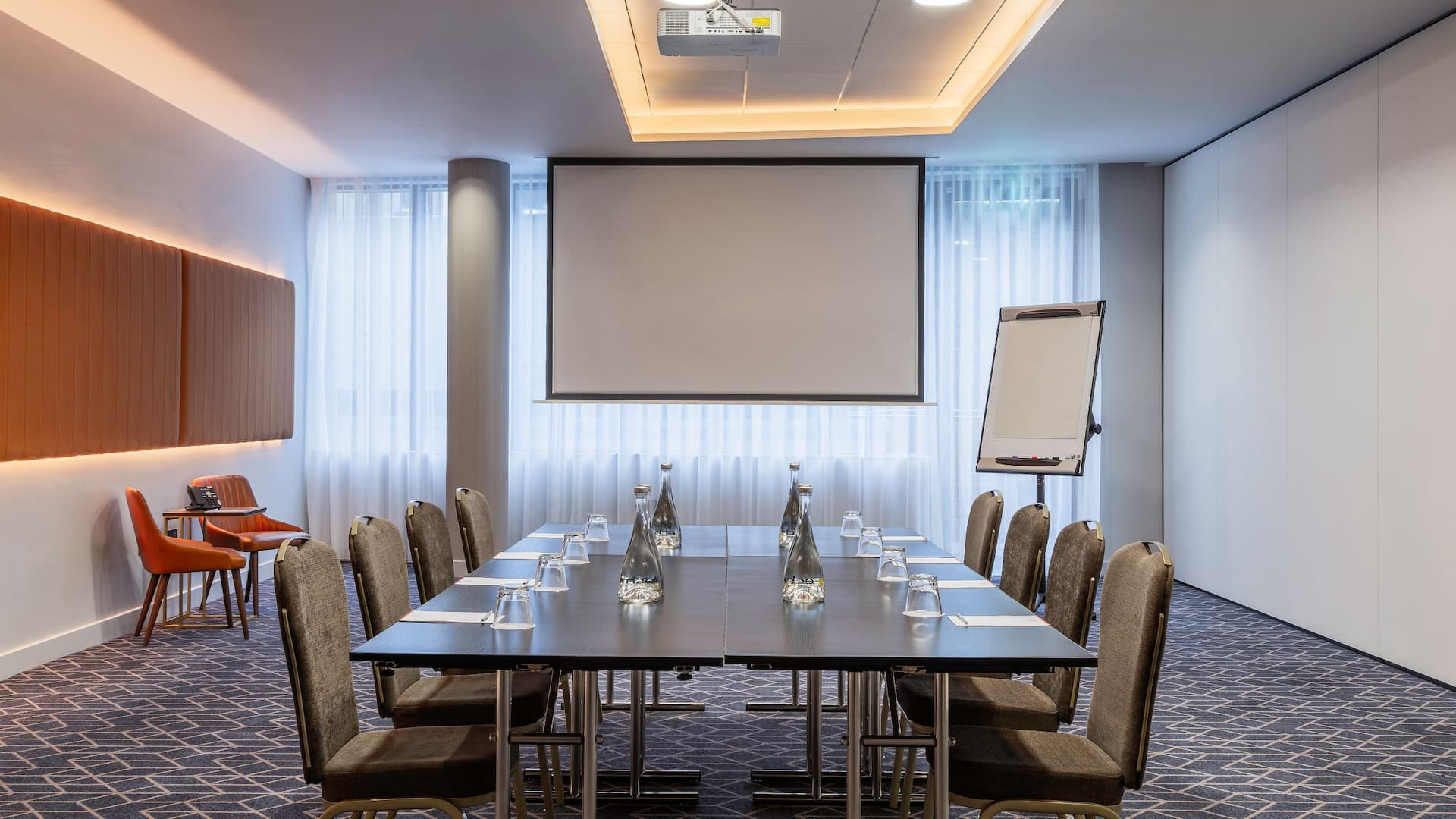 1 of 1 Hyatt Centric The Liberties Dublin Tanners Meeting Room Conference Table Setup