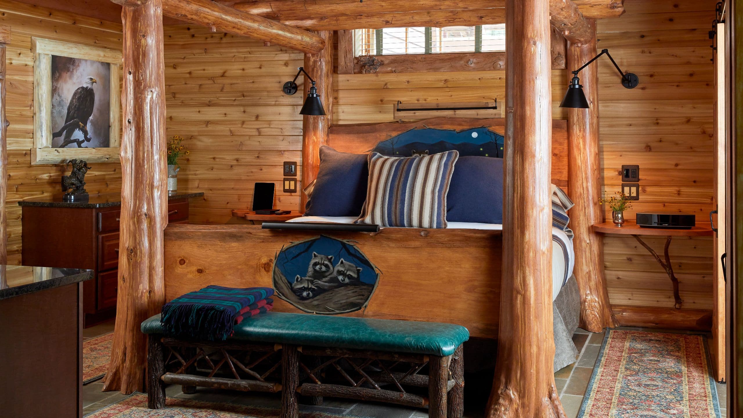 The Chatwal Lodge Eagle Watch King Bedroom View