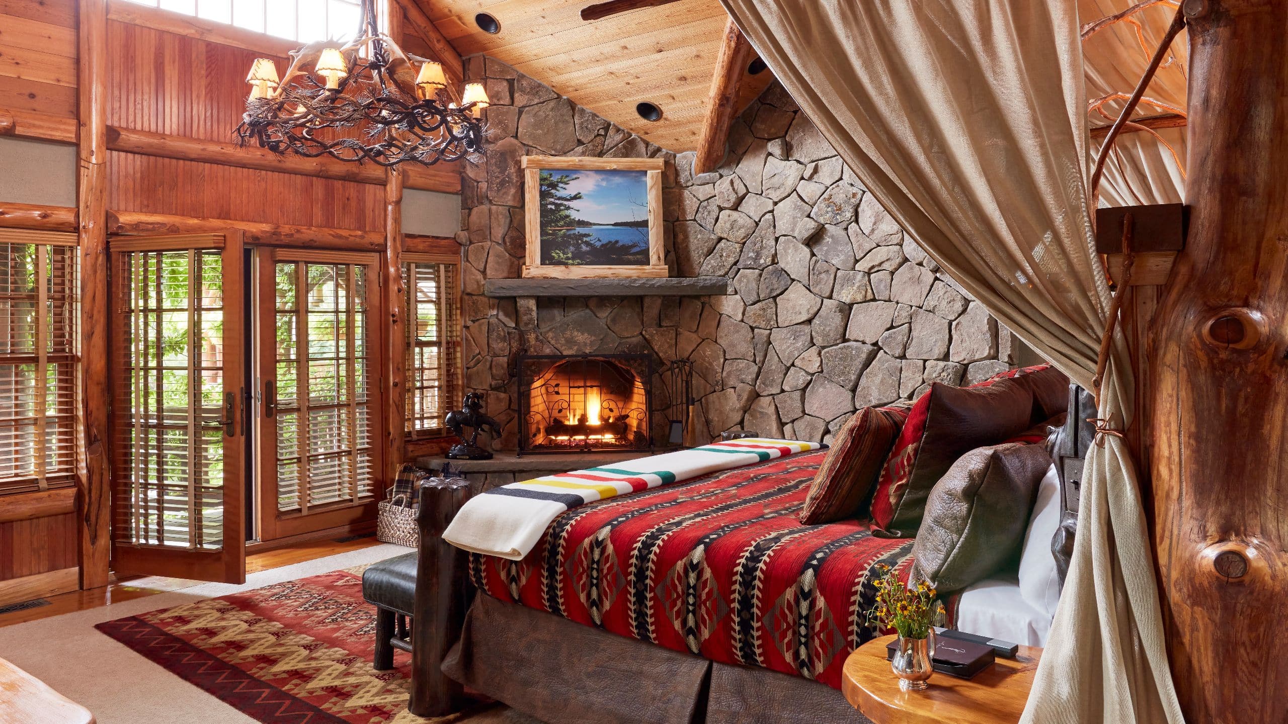 3 of 6 The Chatwal Lodge Timberline King Bed View