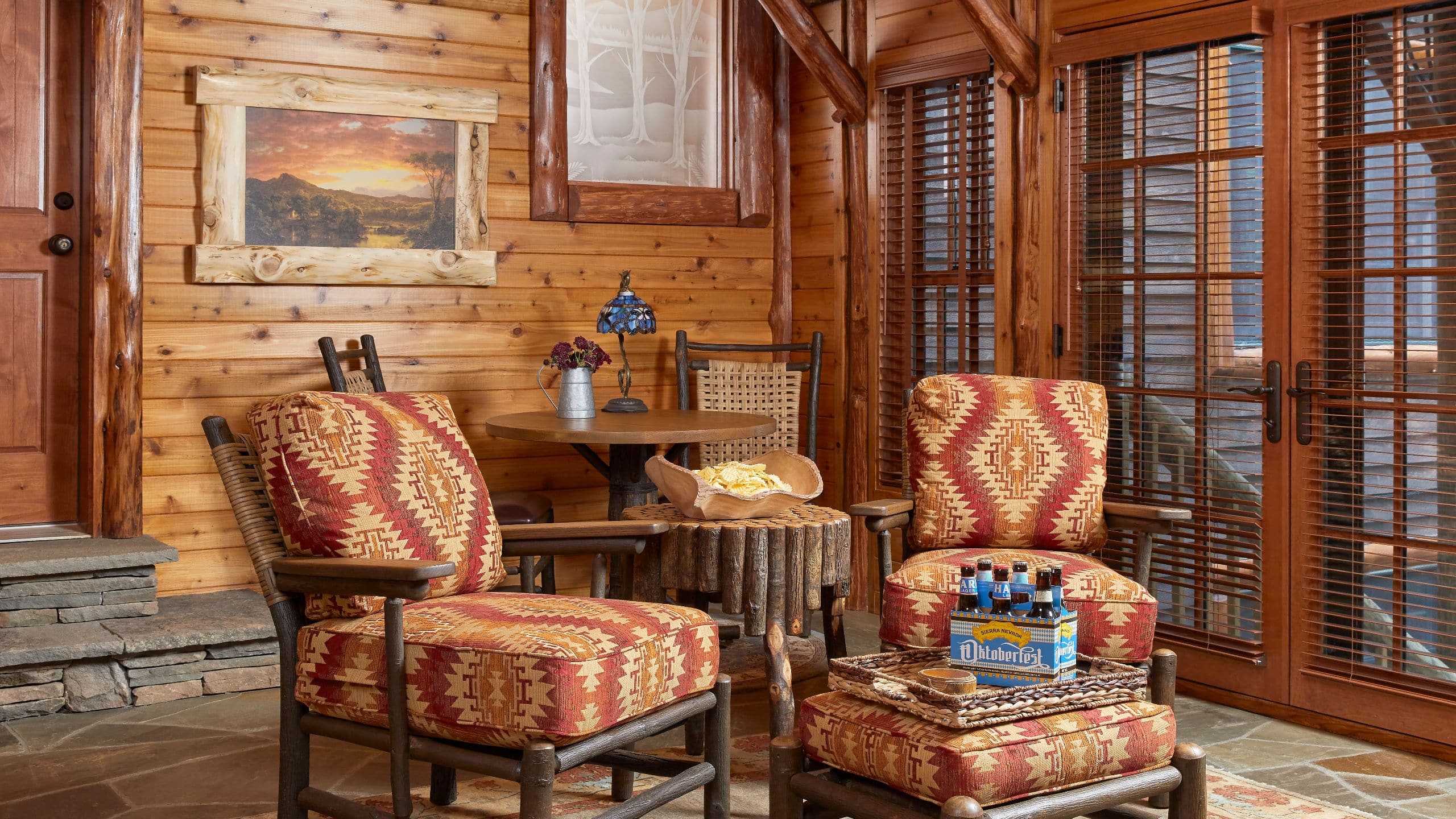 4 of 7 The Chatwal Lodge Guestroom Waters Edge Living Room