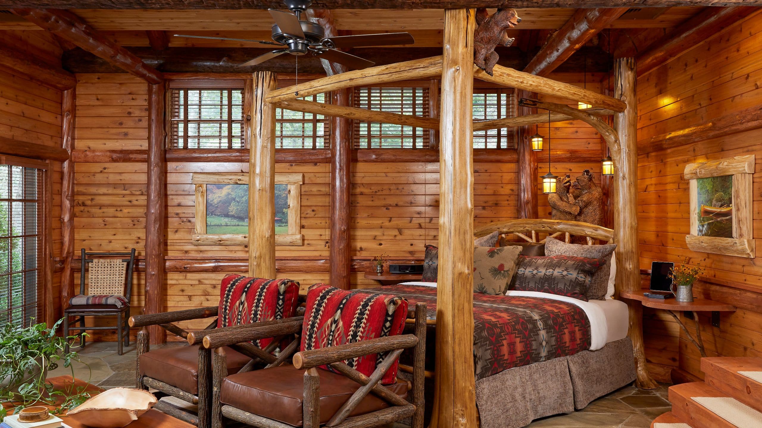 The Chatwal Lodge Waters Edge King Bedroom