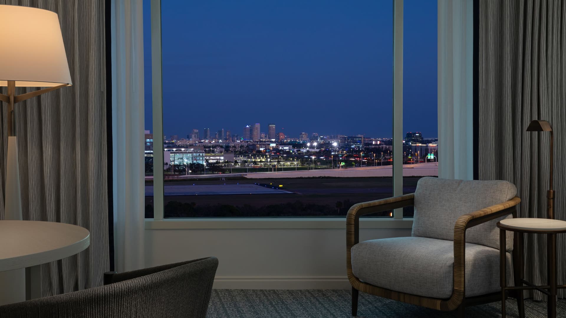 Grand Hyatt Tampa Bay City View Guestroom Night