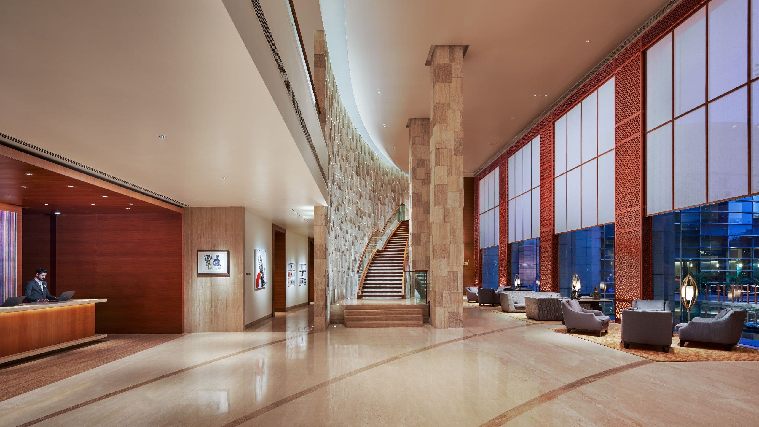 Park Hyatt Chennai Lobby Front Desk Colleague