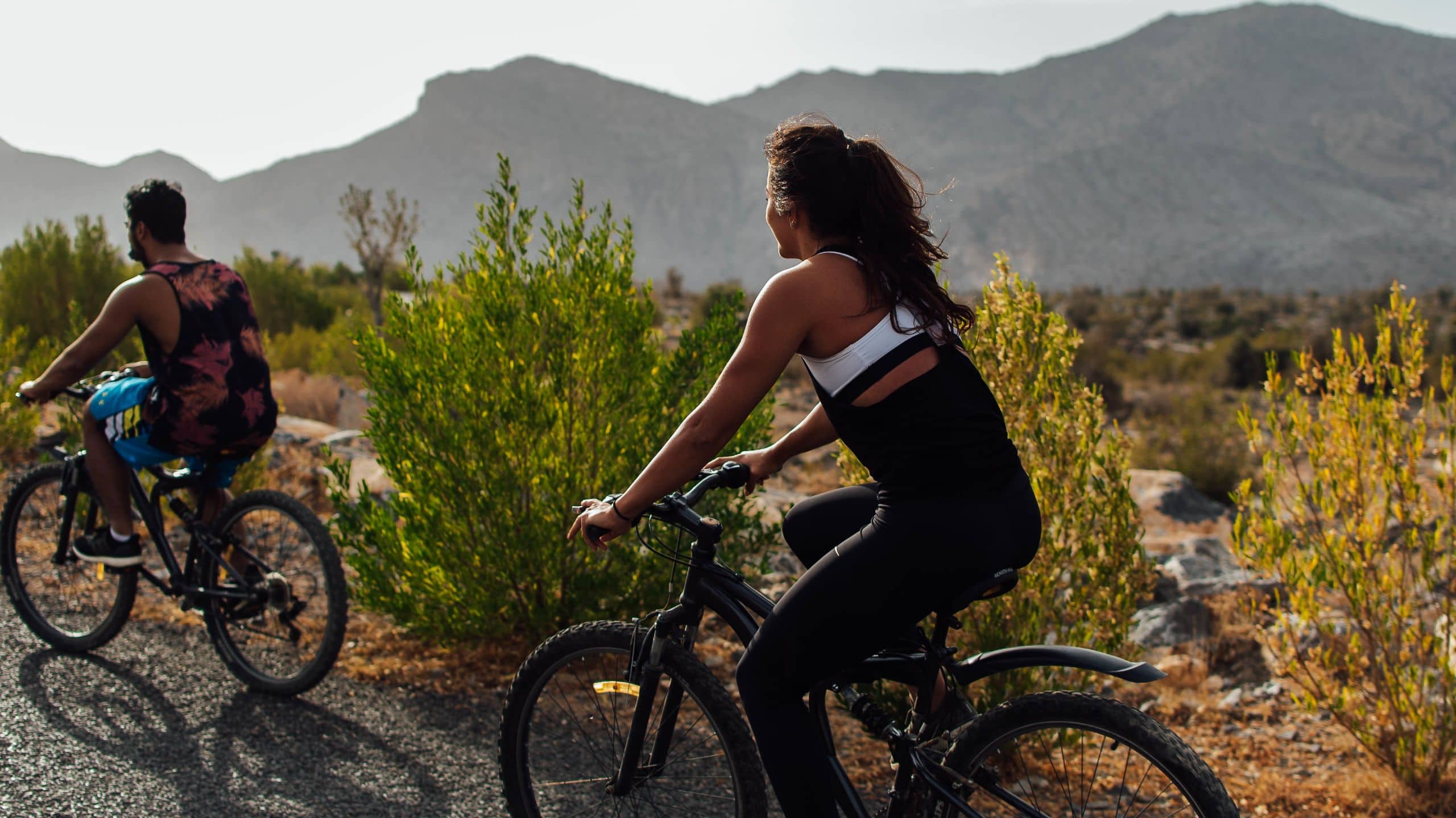 Alila Jabal Akhdar Couple Mountain Biking