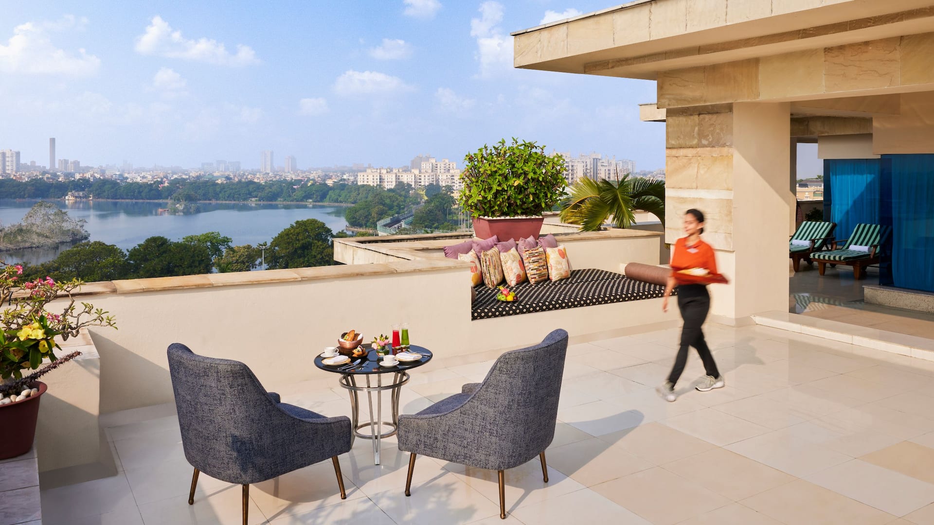 Hyatt Regency Kolkata Diplomatic Suite Terrace Daytime
