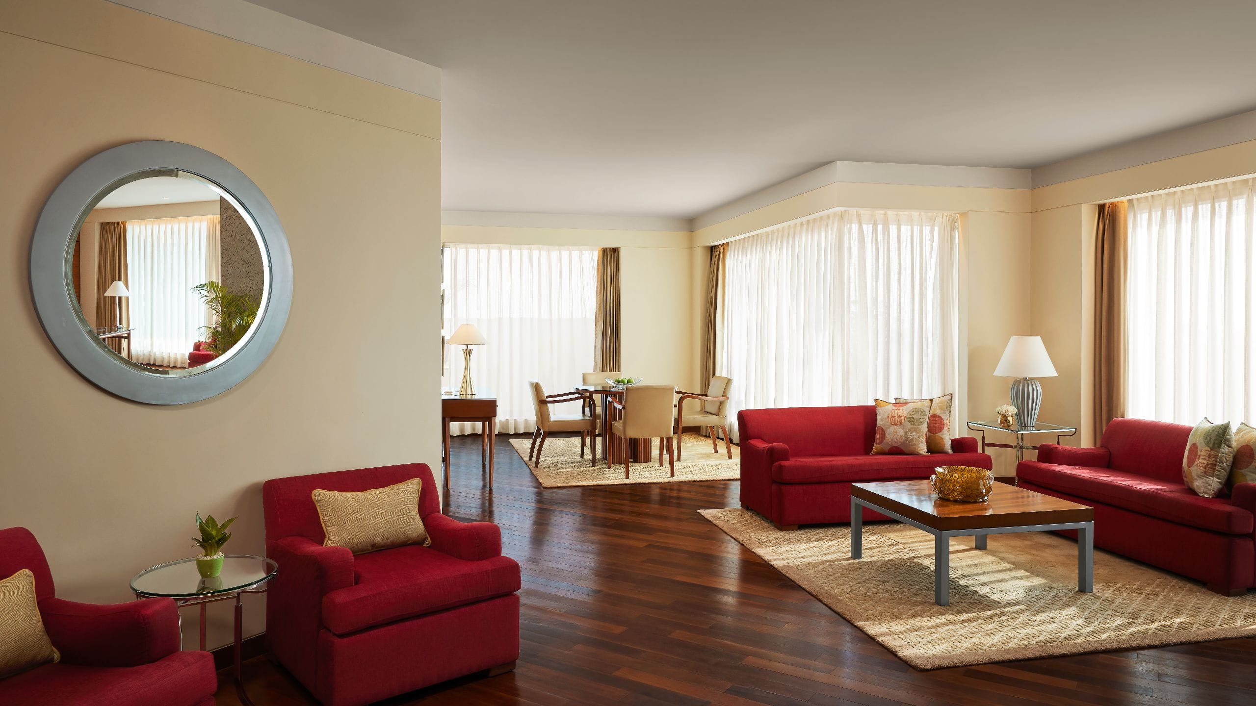 Hyatt Regency Kolkata Executive Suite Living Room Dining Area