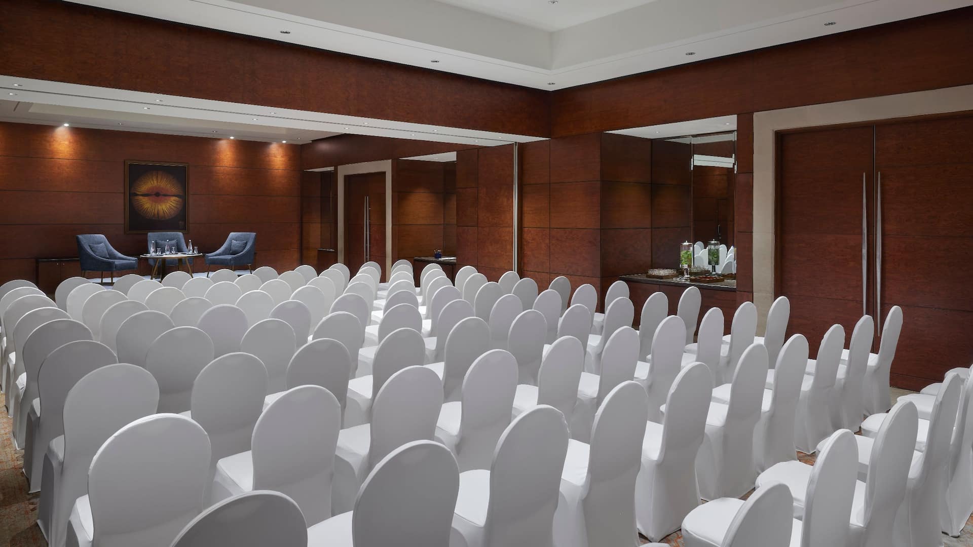 Hyatt Regency Kolkata Sapphire Ballroom Theatre Setup