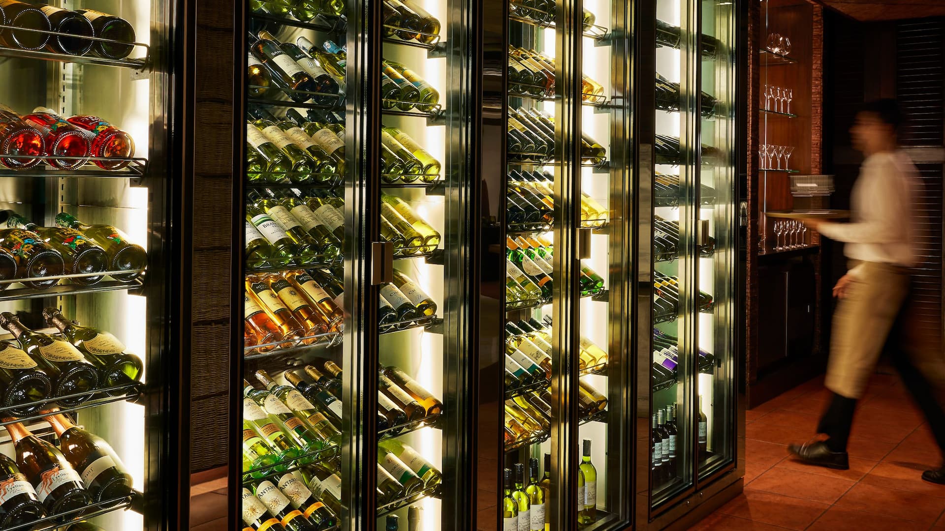 Hyatt Regency Kolkata La Cucina Wine Wall