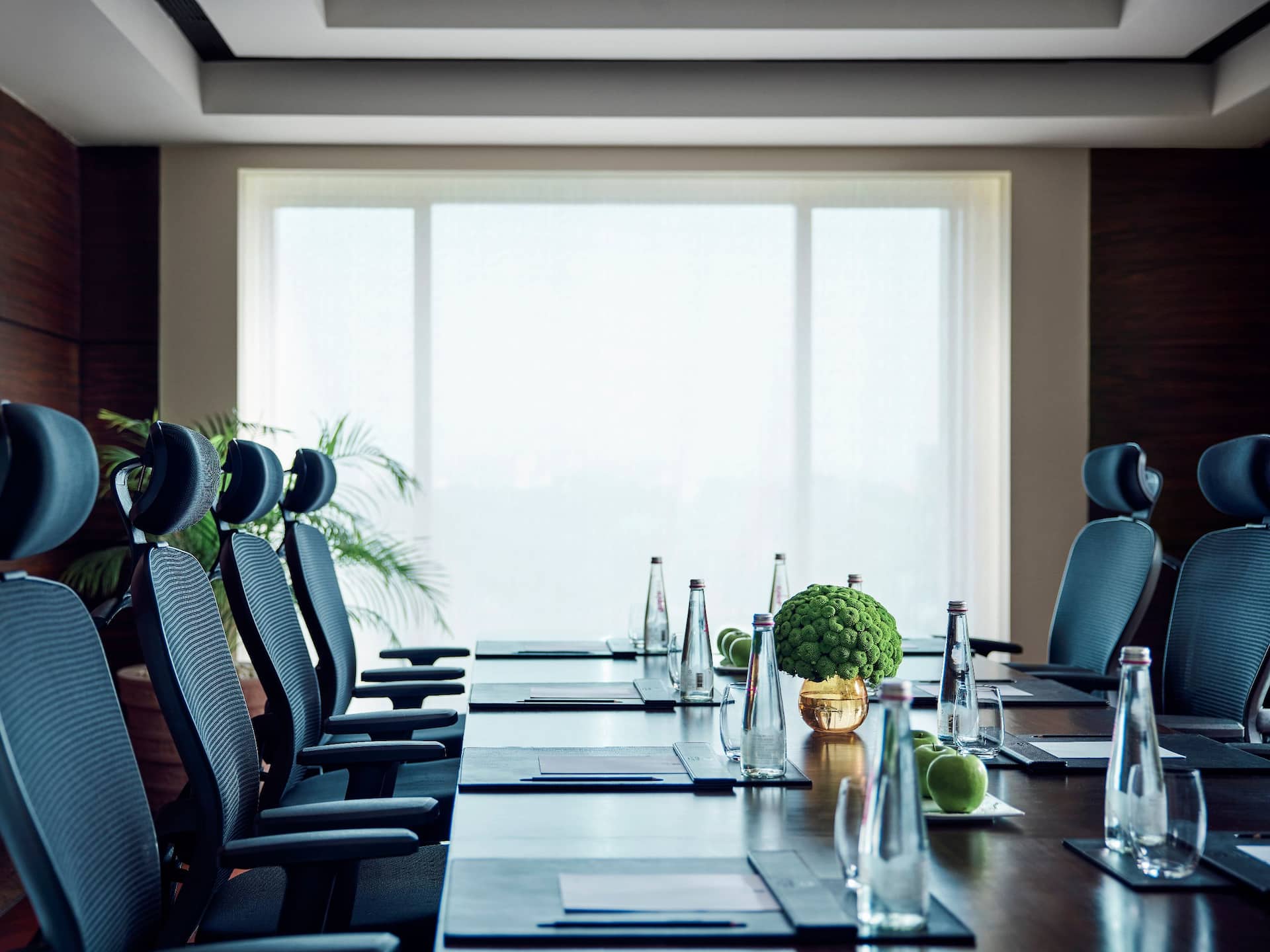 Hyatt Regency Kolkata Boardroom Meeting Table Detail