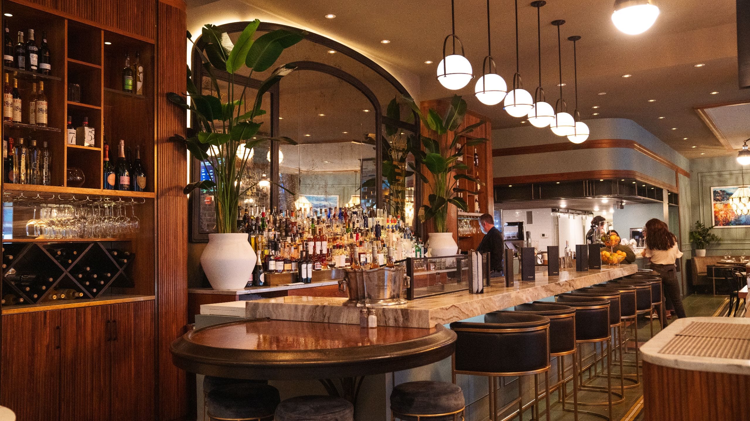 1 of 1 Hyatt Centric The Loop Chicago Bandol Bar Stools Angle