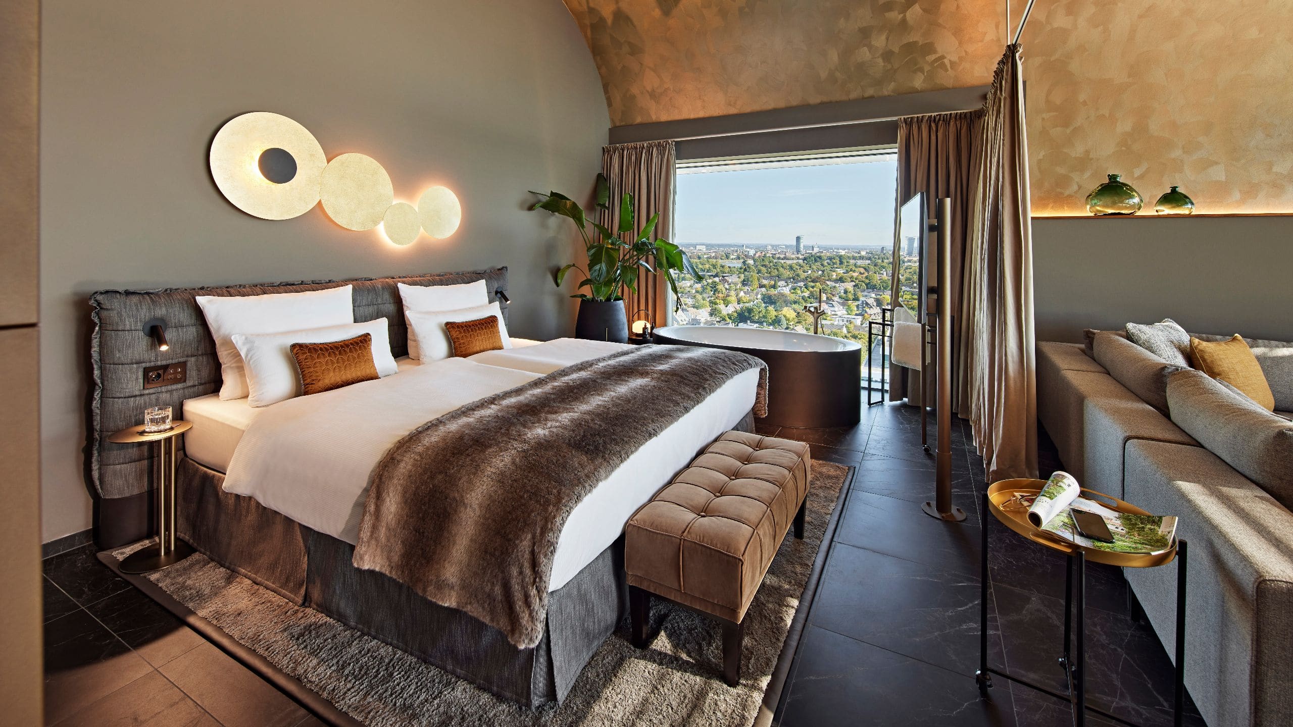 1 of 5 Lindner Congress Hotel Dusseldorf Studio Bedroom