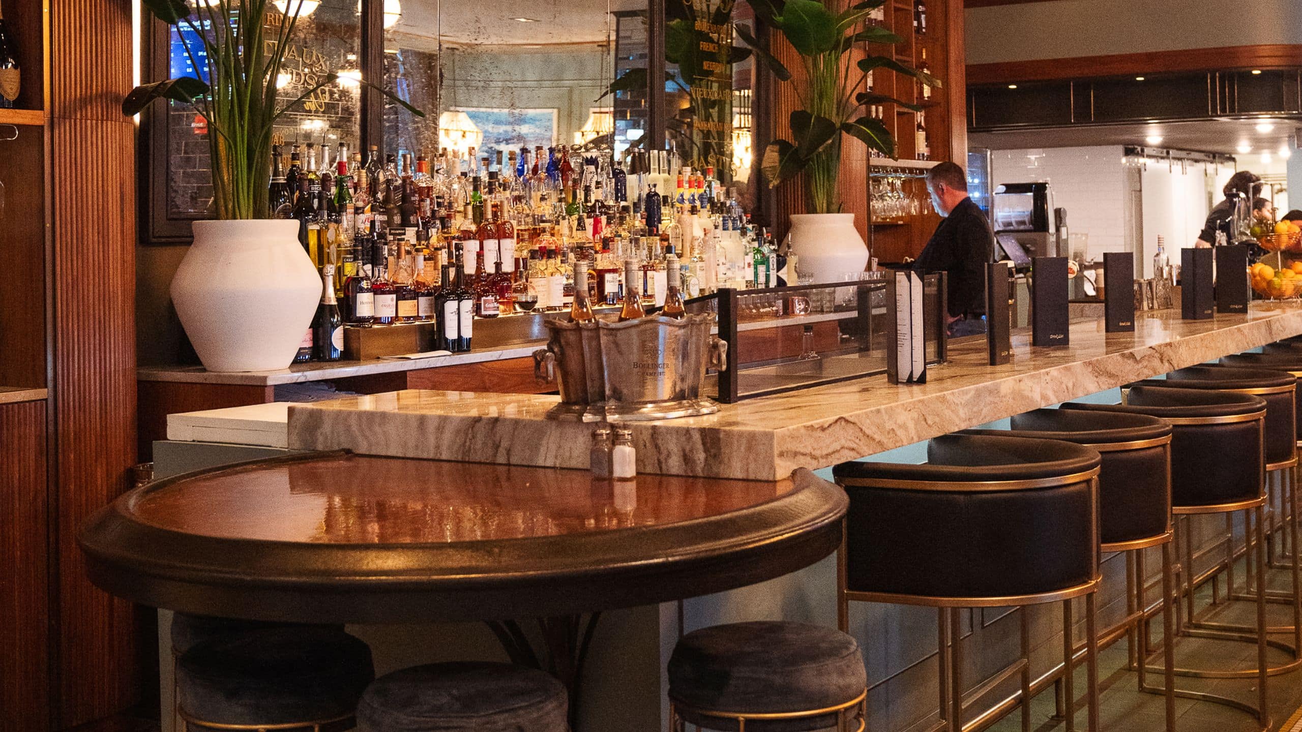 Hyatt Centric The Loop Chicago Bandol Bar Stools Angle