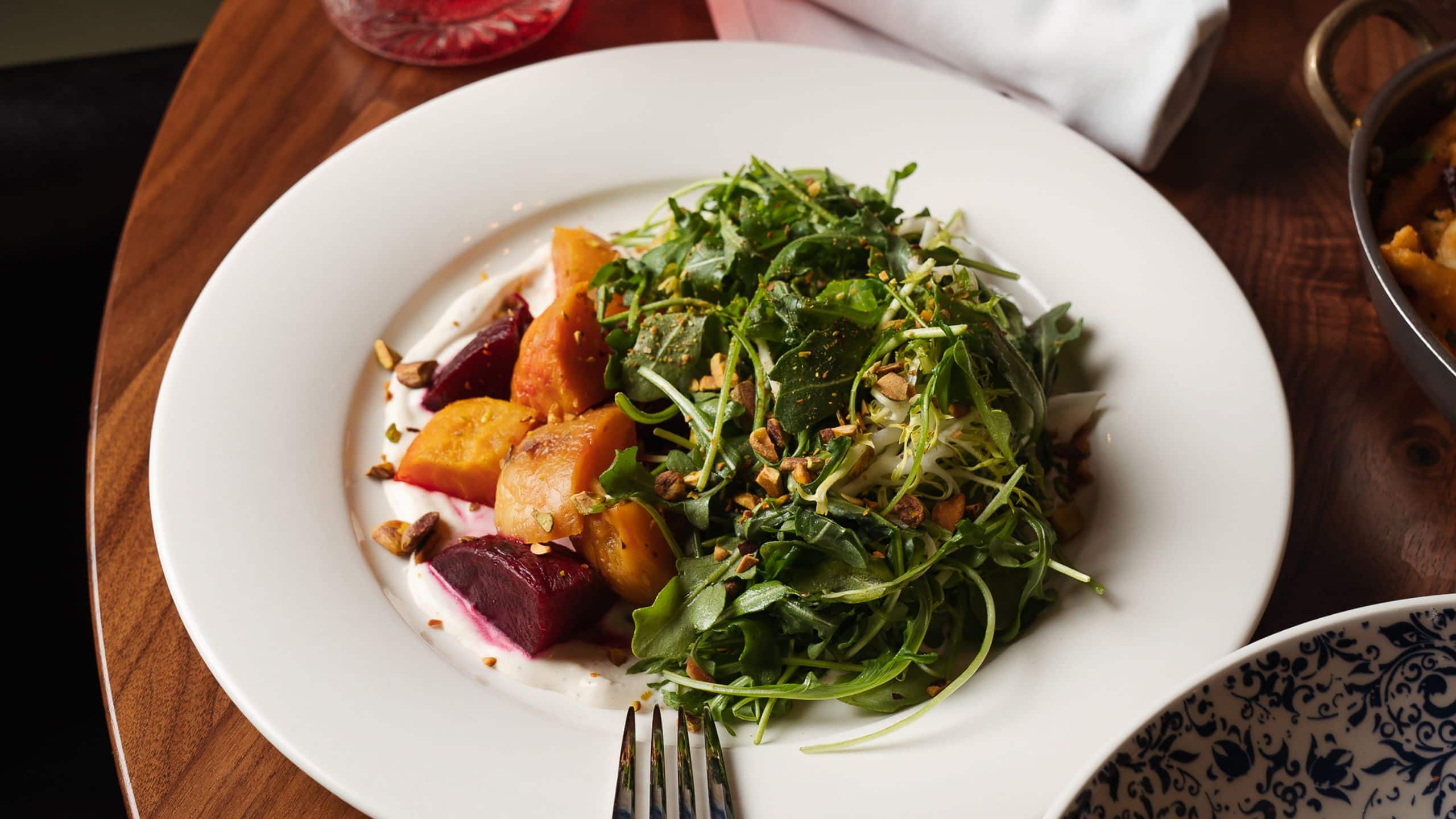 Hyatt Centric The Loop Chicago Bandol Bar Beets Arugula Salad Roasted Cauliflower
