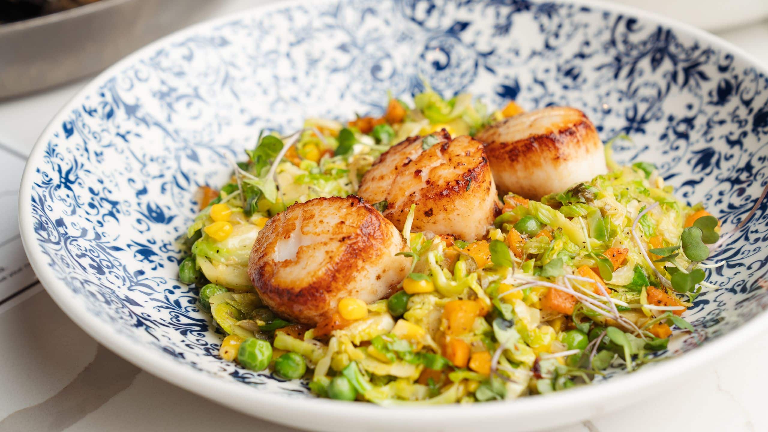 Hyatt Centric The Loop Chicago Bandol Bar Seared Scallops Detail