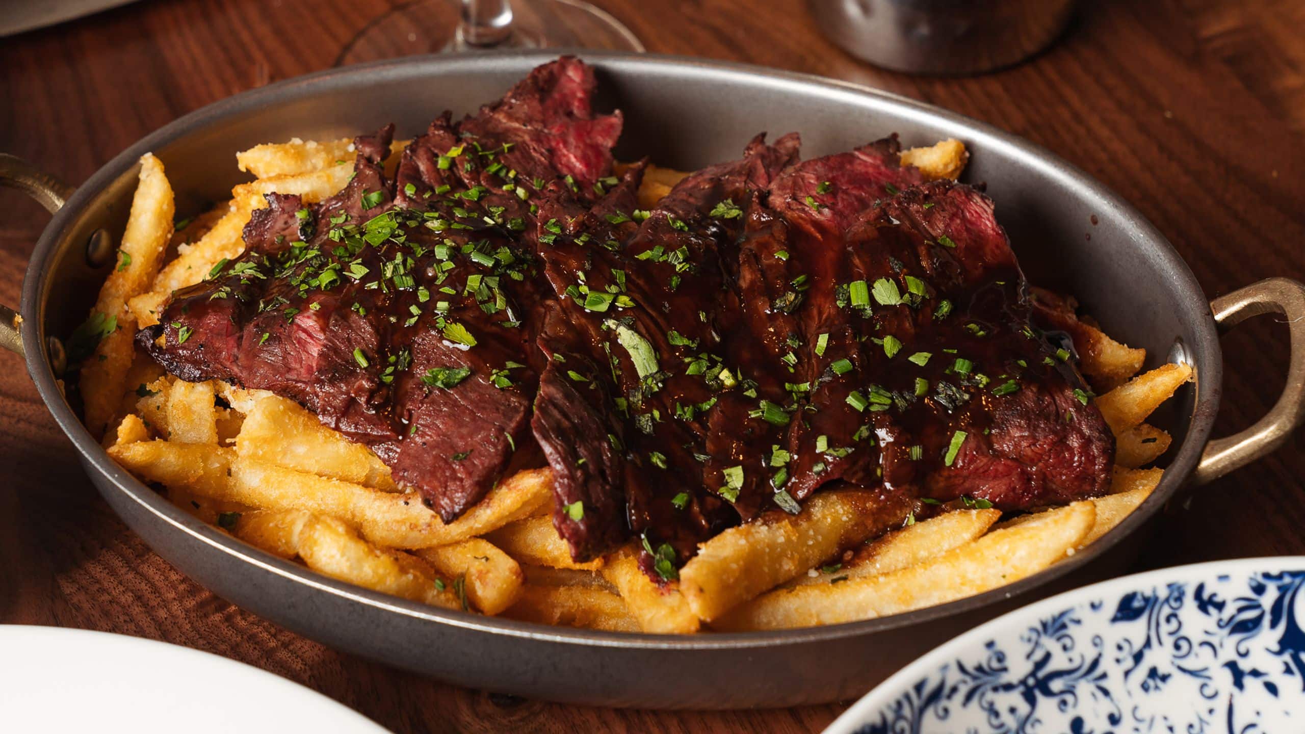 Hyatt Centric The Loop Chicago Bandol Bar Table Steak Frites Layout Detail