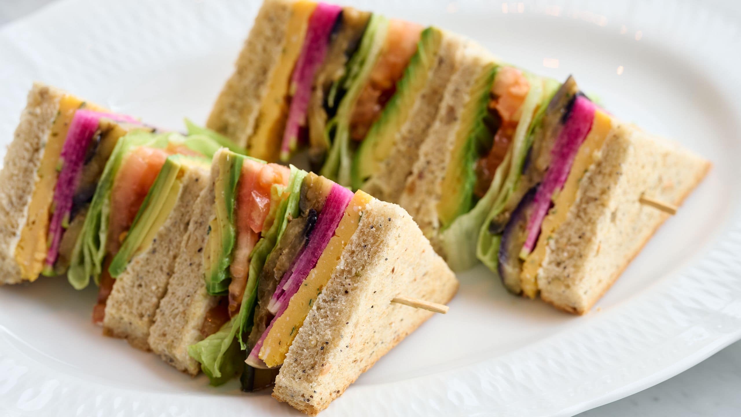 Park Hyatt Niseko Hanazono The Lounge Sandwich Closeup