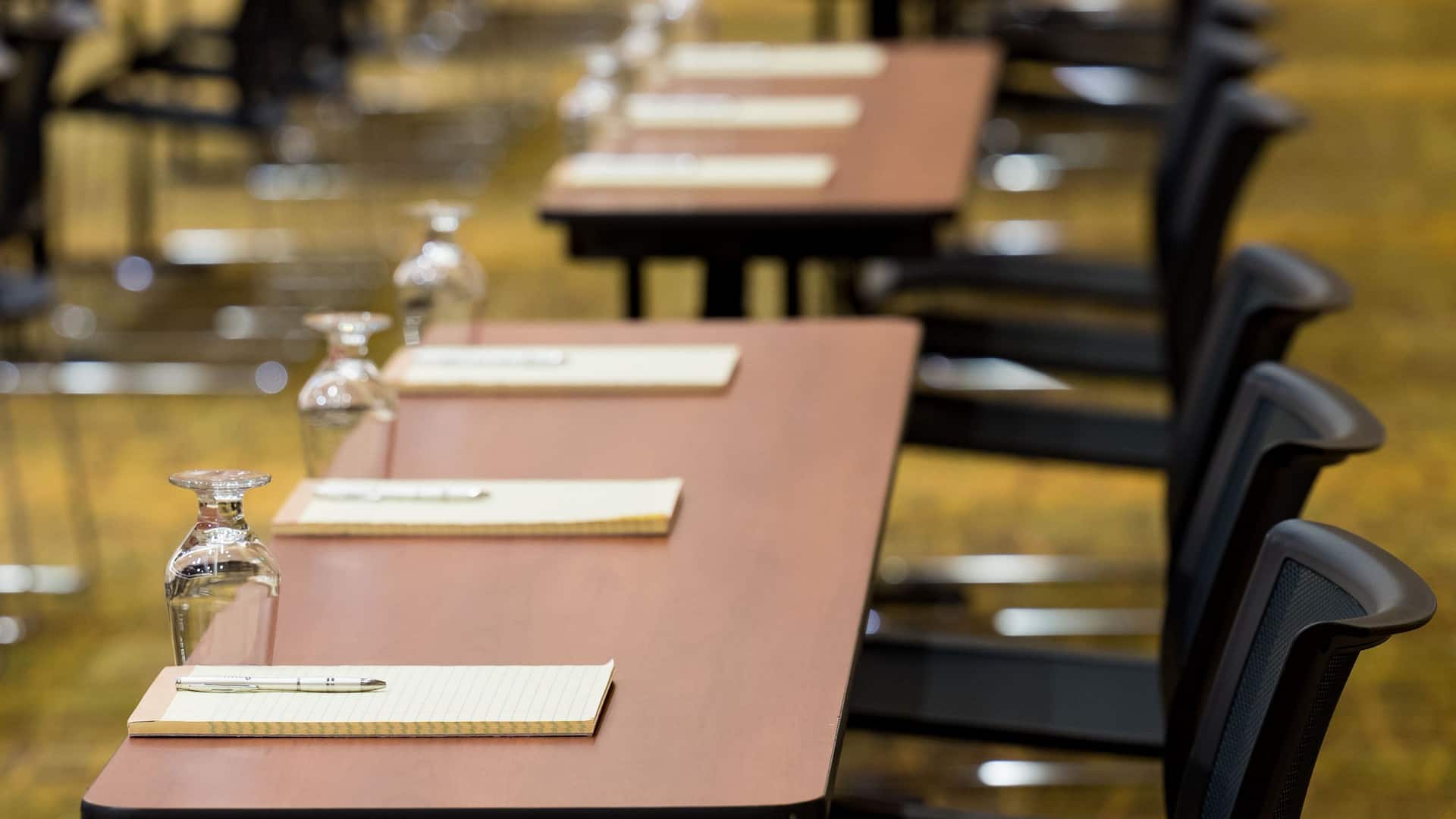1 of 2 Hyatt Regency Green Bay Meeting Tables Zoomed