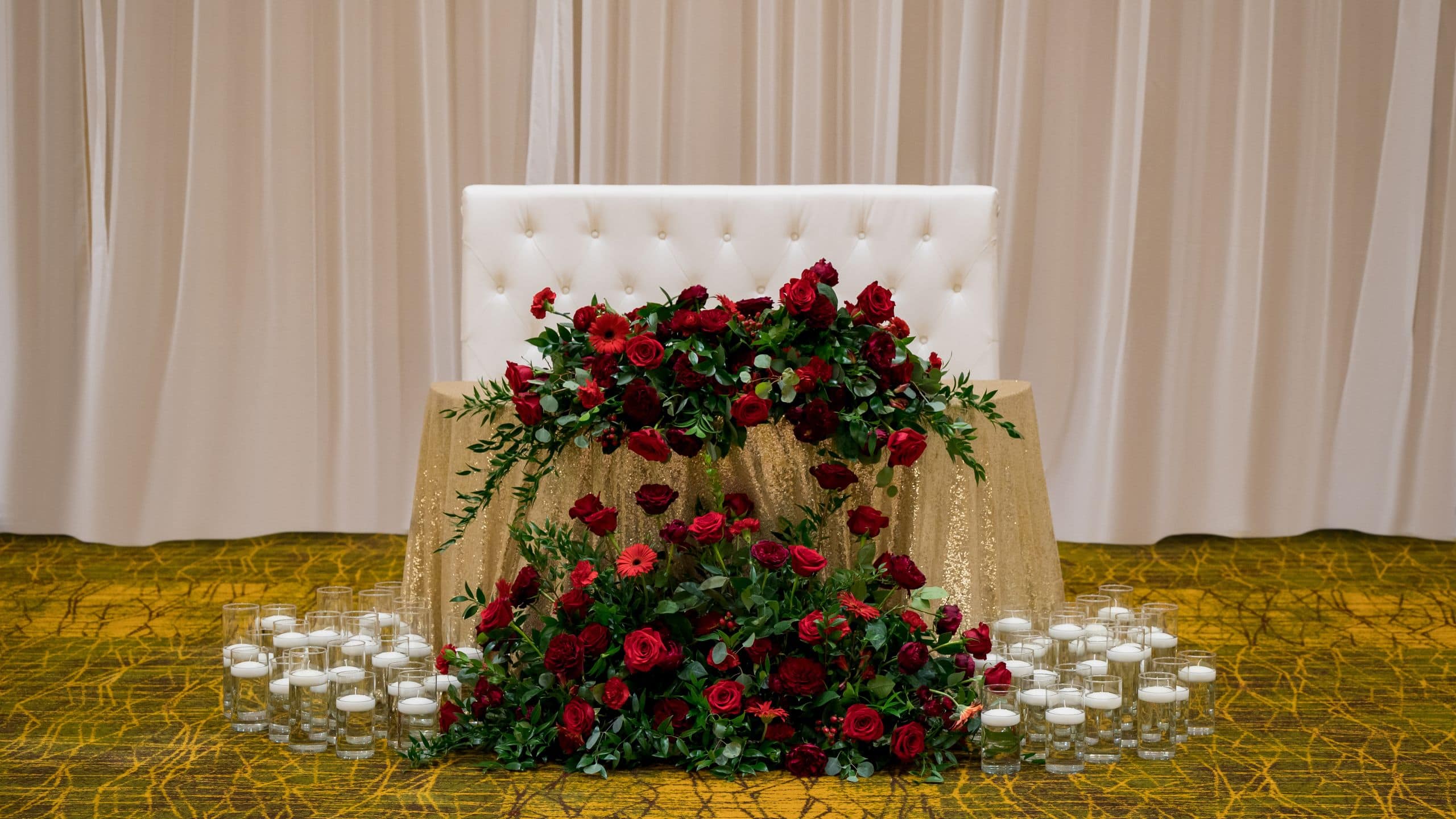 Hyatt Regency Green Bay Wedding Flowers Entrance