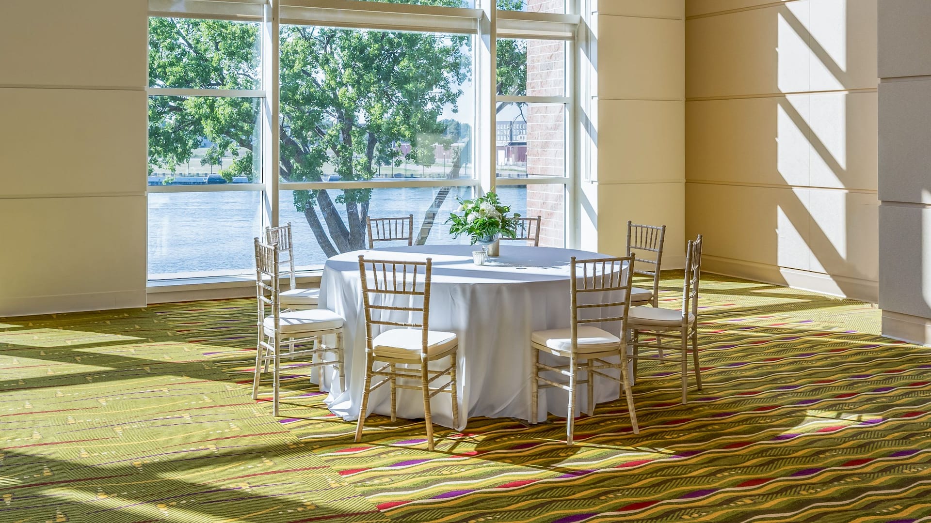 1 of 1 Hyatt Regency Green Bay Wedding Pre Event Table Near Window