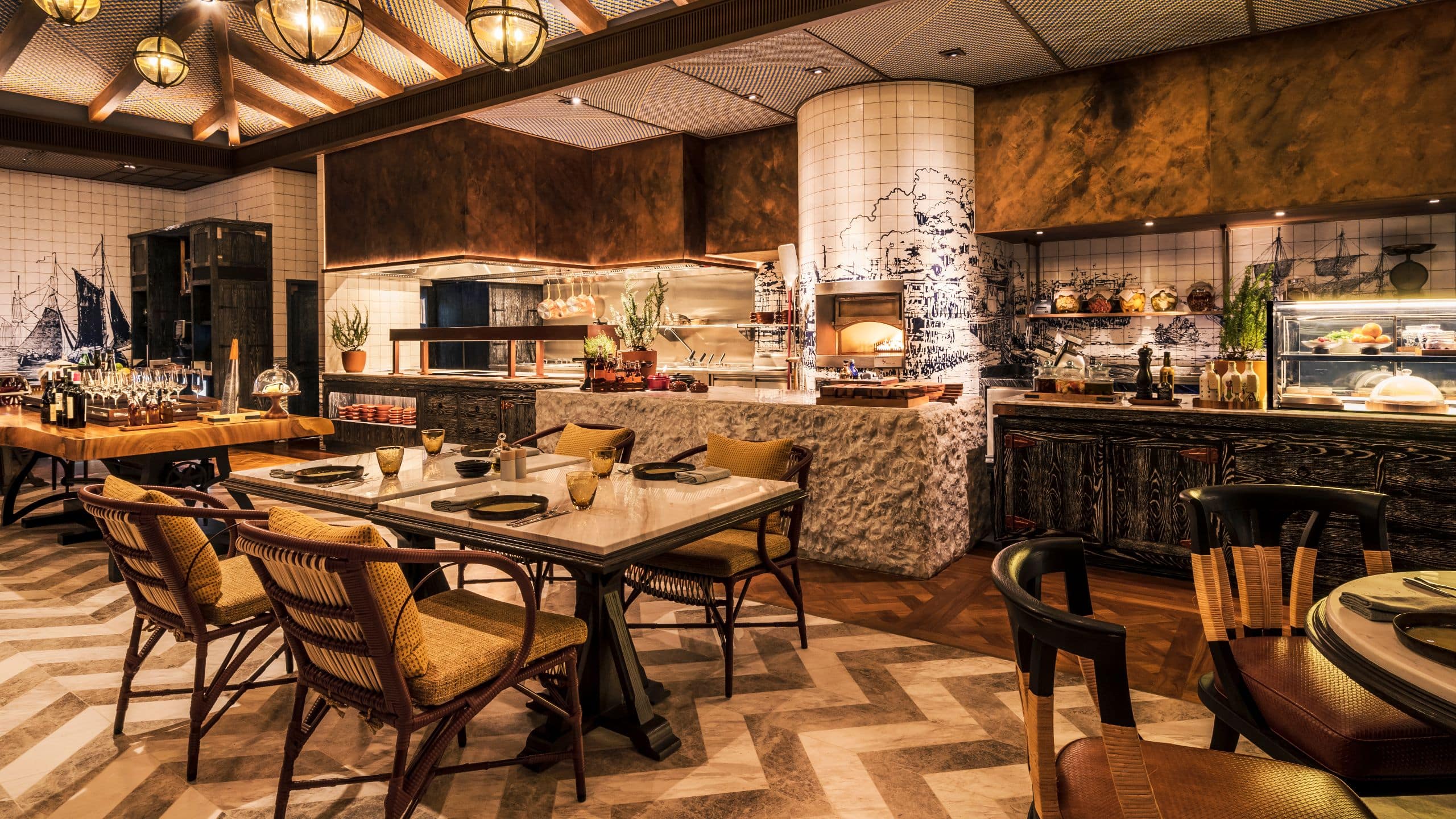 Andaz Pattaya Jomtien Beach La Cucina Seating