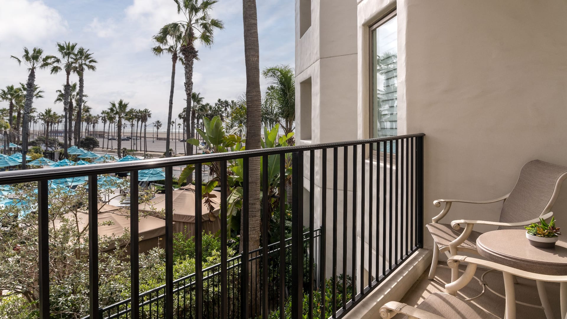 4 of 7 Hyatt Regency Huntington Beach Resort and Spa Partial Ocean View Guestroom Balcony