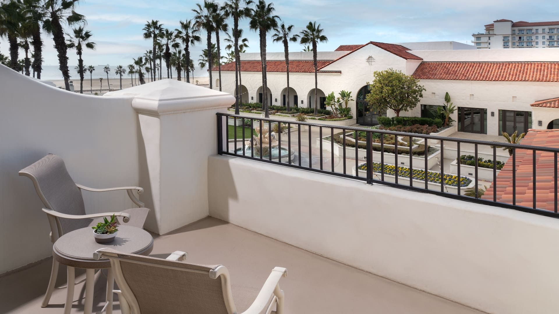 5 of 7 Hyatt Regency Huntington Beach Resort and Spa Partial Ocean View Guestroom Balcony Chairs
