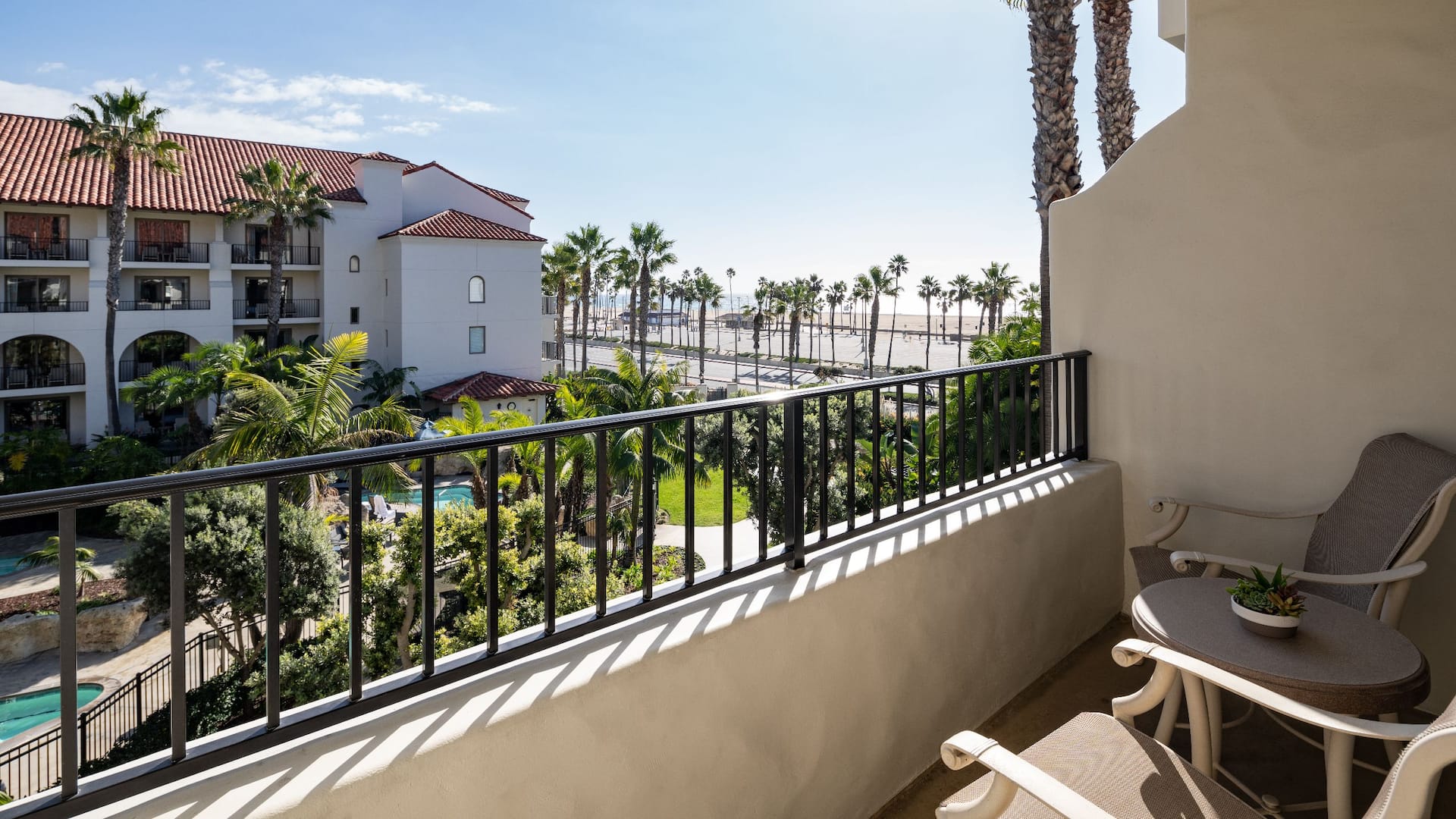 7 of 7 Hyatt Regency Huntington Beach Resort and Spa Partial Ocean View Balcony Daytime View