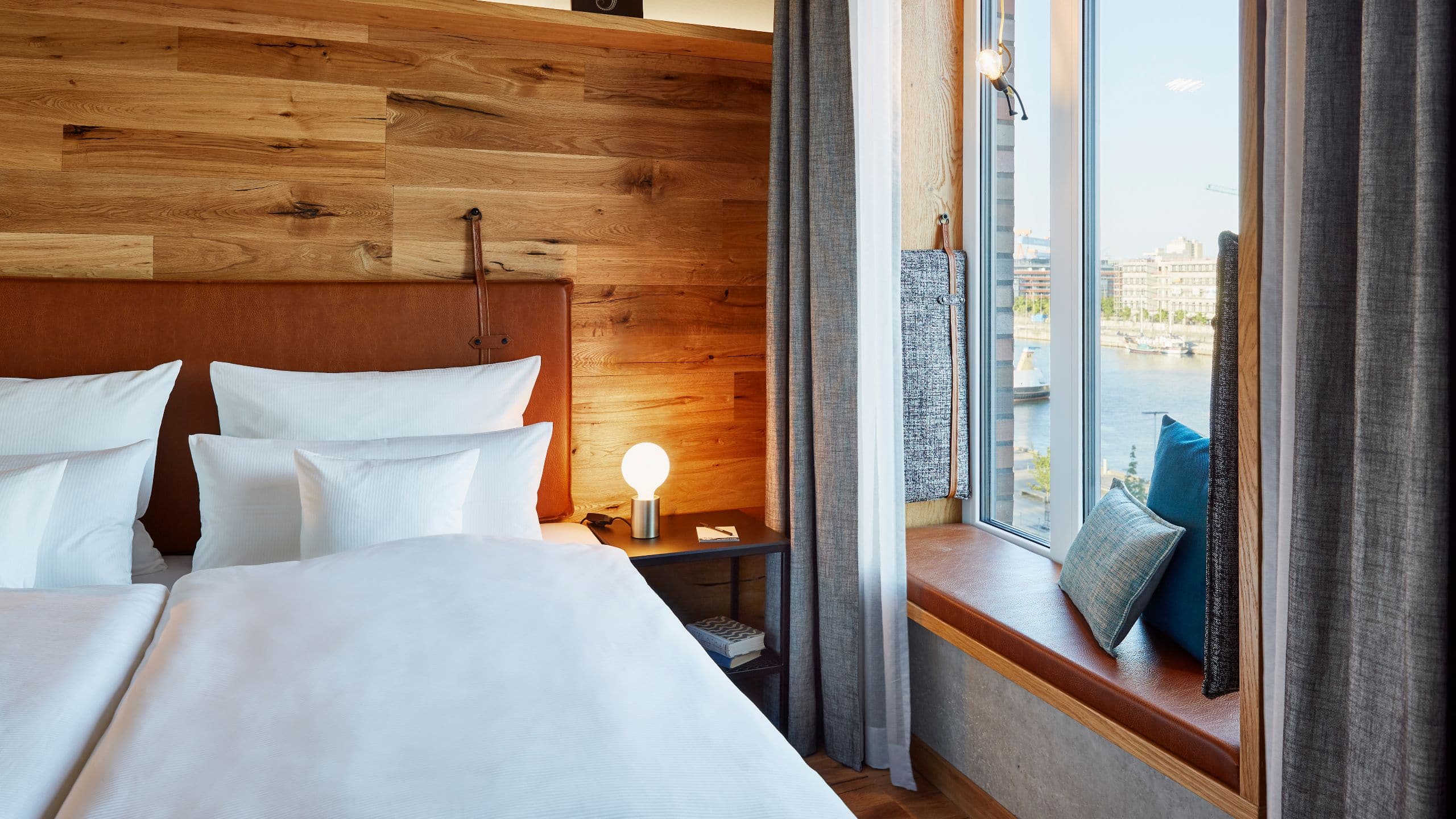 me and all hotel kiel One King Bed Harbor View Room