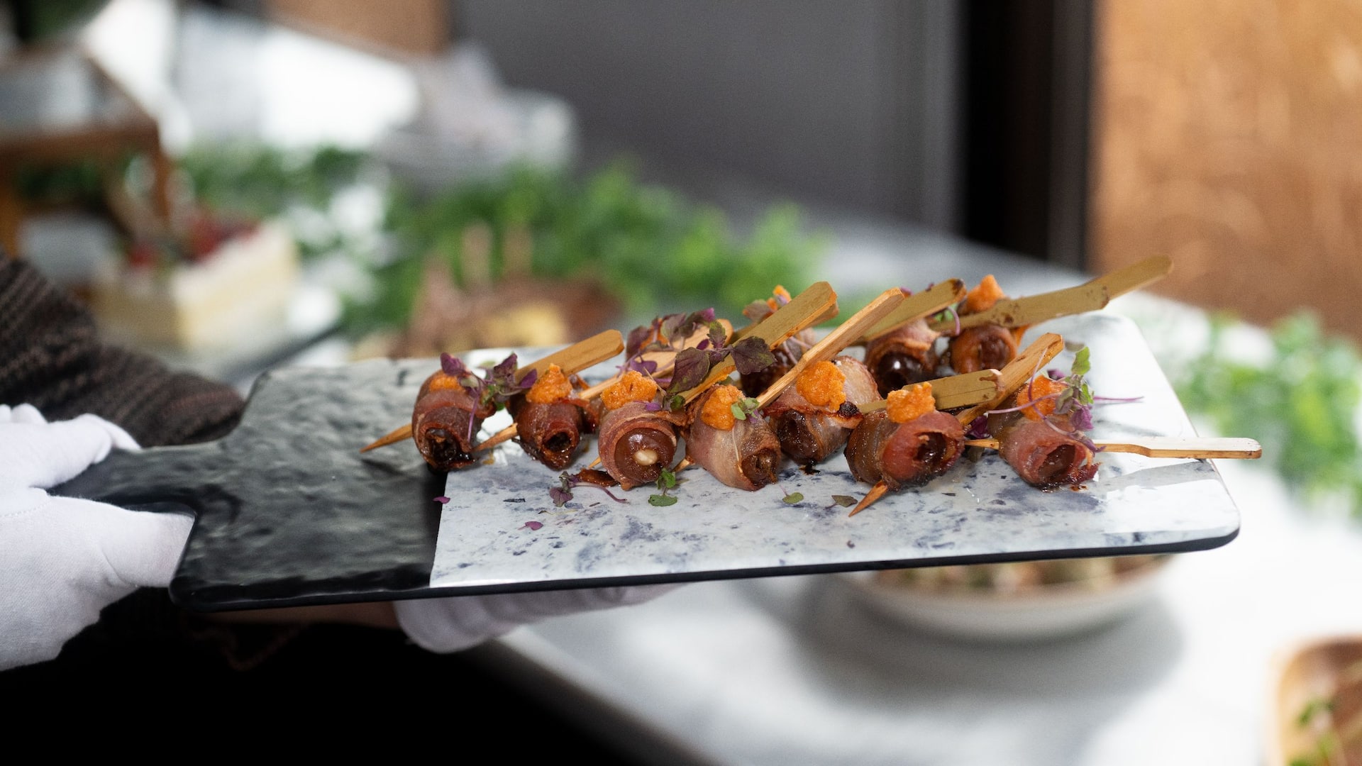 The Forester a Hyatt Place Hotel Bacon Wrapped Dates