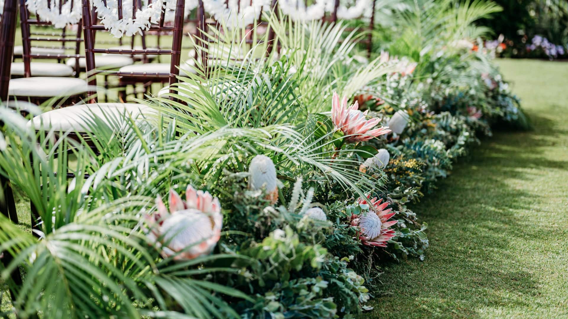 Grand Hyatt Kauai Resort & Spa Wedding Seating Grand Lawn
