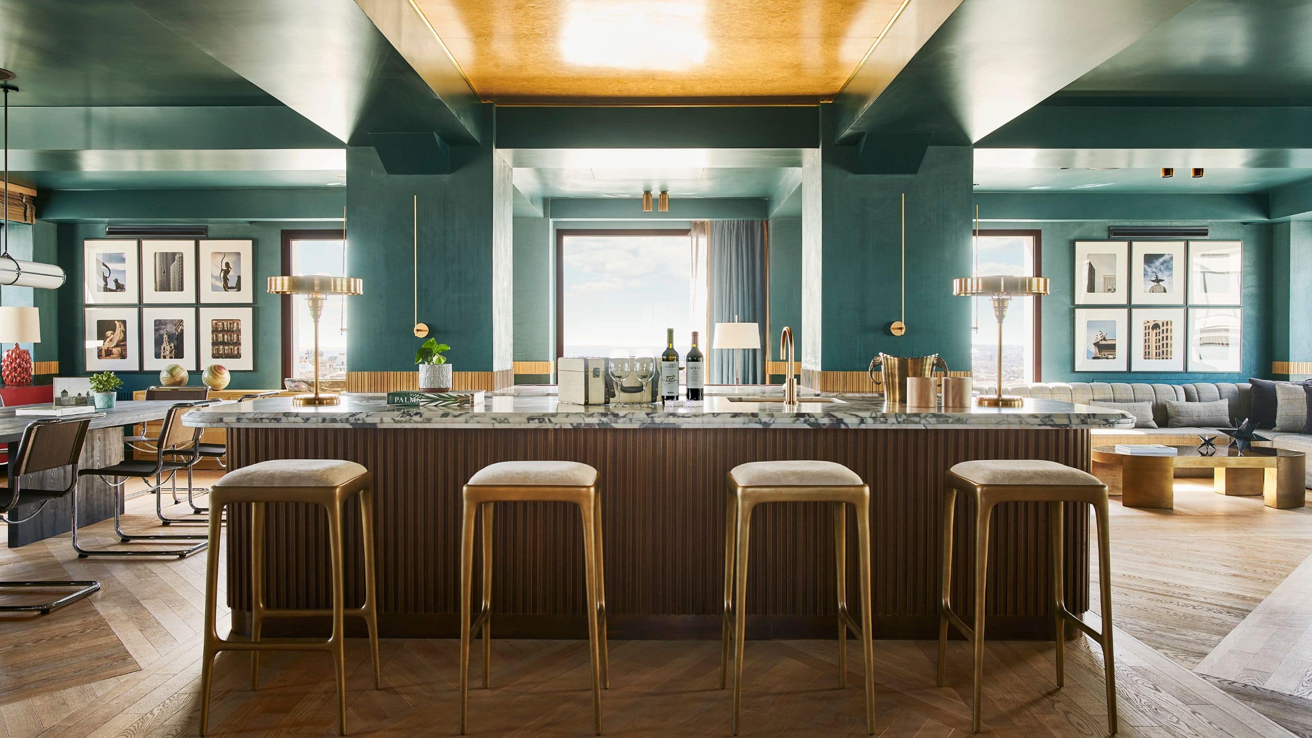 Thompson Madrid Penthouse Table One Front View