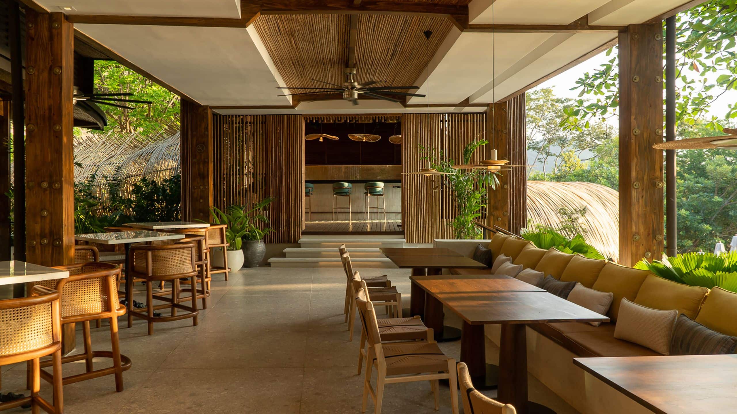 Andaz Costa Rica Resort at Peninsula Papagayo Ostra Restaurant Interior Bar Front View