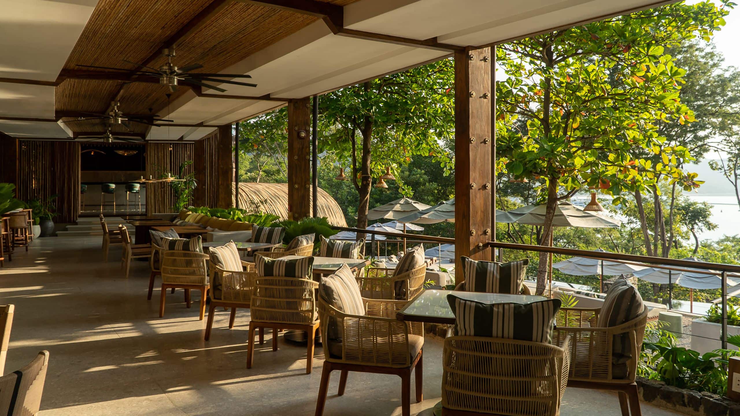 Andaz Costa Rica Resort at Peninsula Papagayo Ostra Restaurant Interior Side View